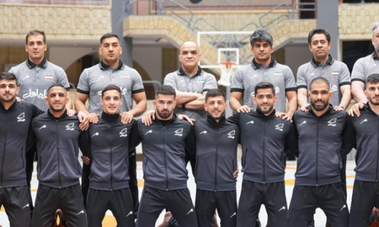 تیم ملی کشتی آزاد ایران بر بام آسیا ایستاد
