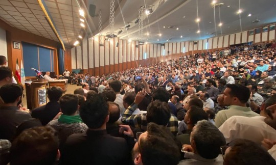 موج انتخاباتی پزشکیان در دانشگاه تهران +عکس