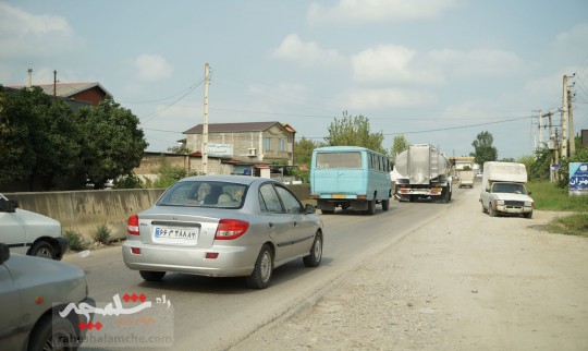 دردسرهای «نیوجرسی» در جاده بندپی بابل +تصاویر