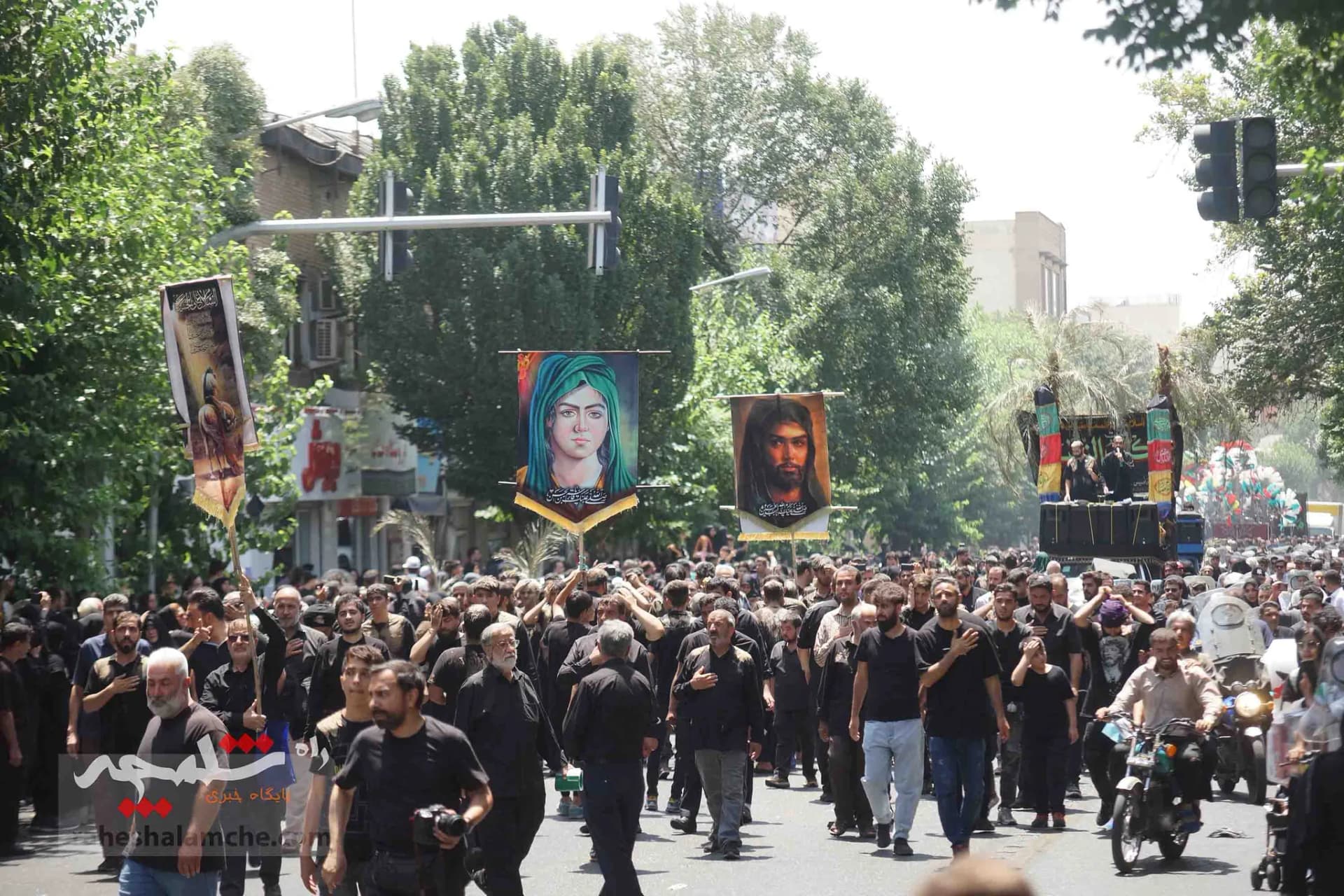 عزاداری خاص در تهران +تصاویر — تصویر 48