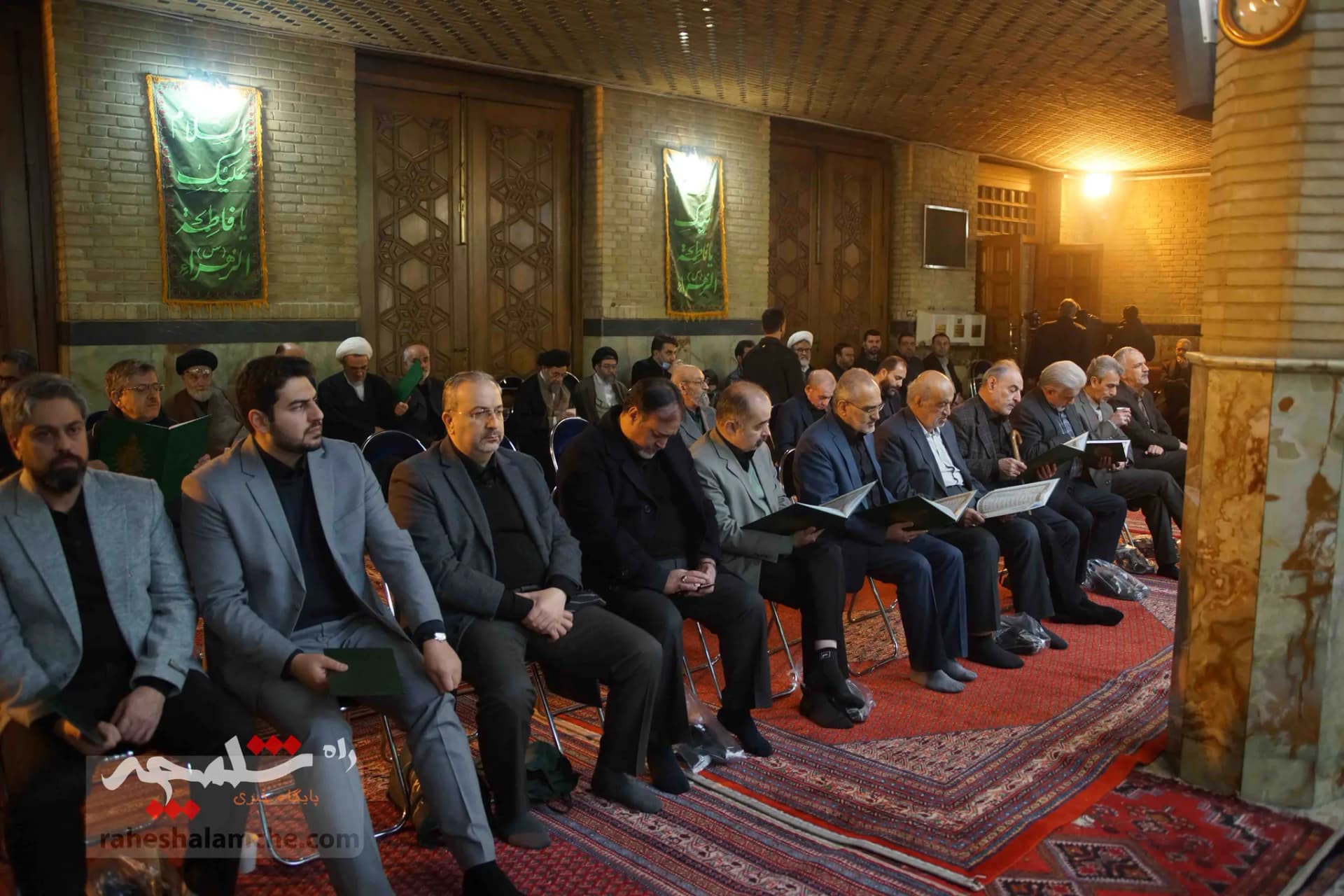 مراسم ختم مادر همسر آملی لاریجانی برگزار شد +تصاویر — تصویر 1