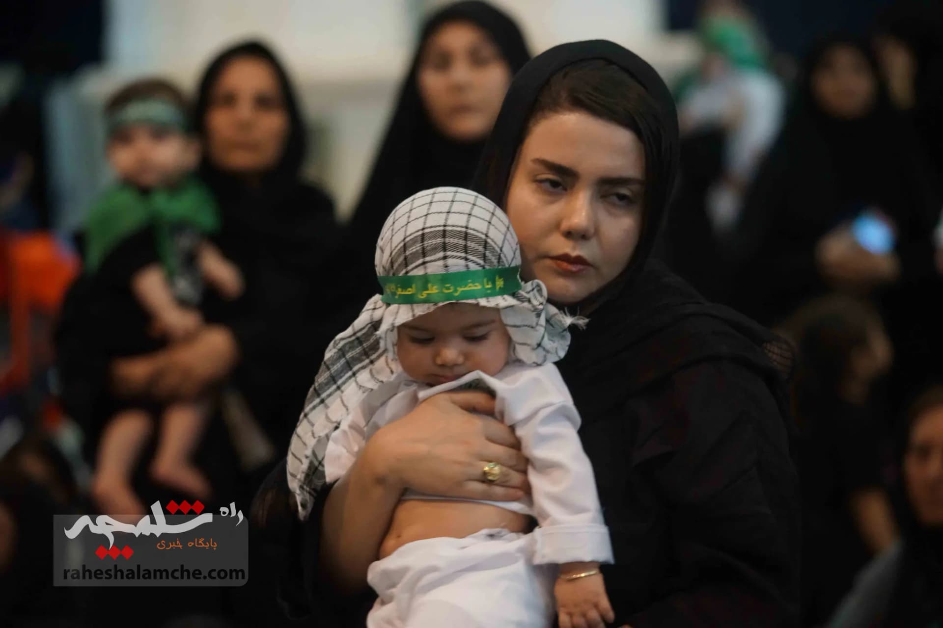 اجتماع بزرگ شیرخوارگان حسینی به یاد کودکان غزه + تصاویر — تصویر 9