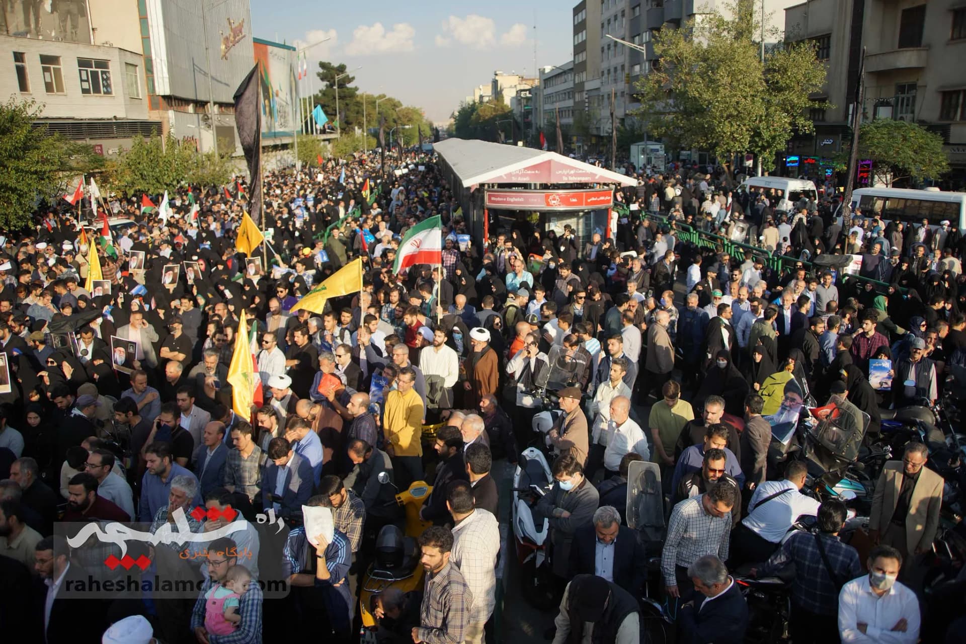 خشم مردم تهران علیه رژیم کودککش اسرائیل +تصاویر — تصویر 21