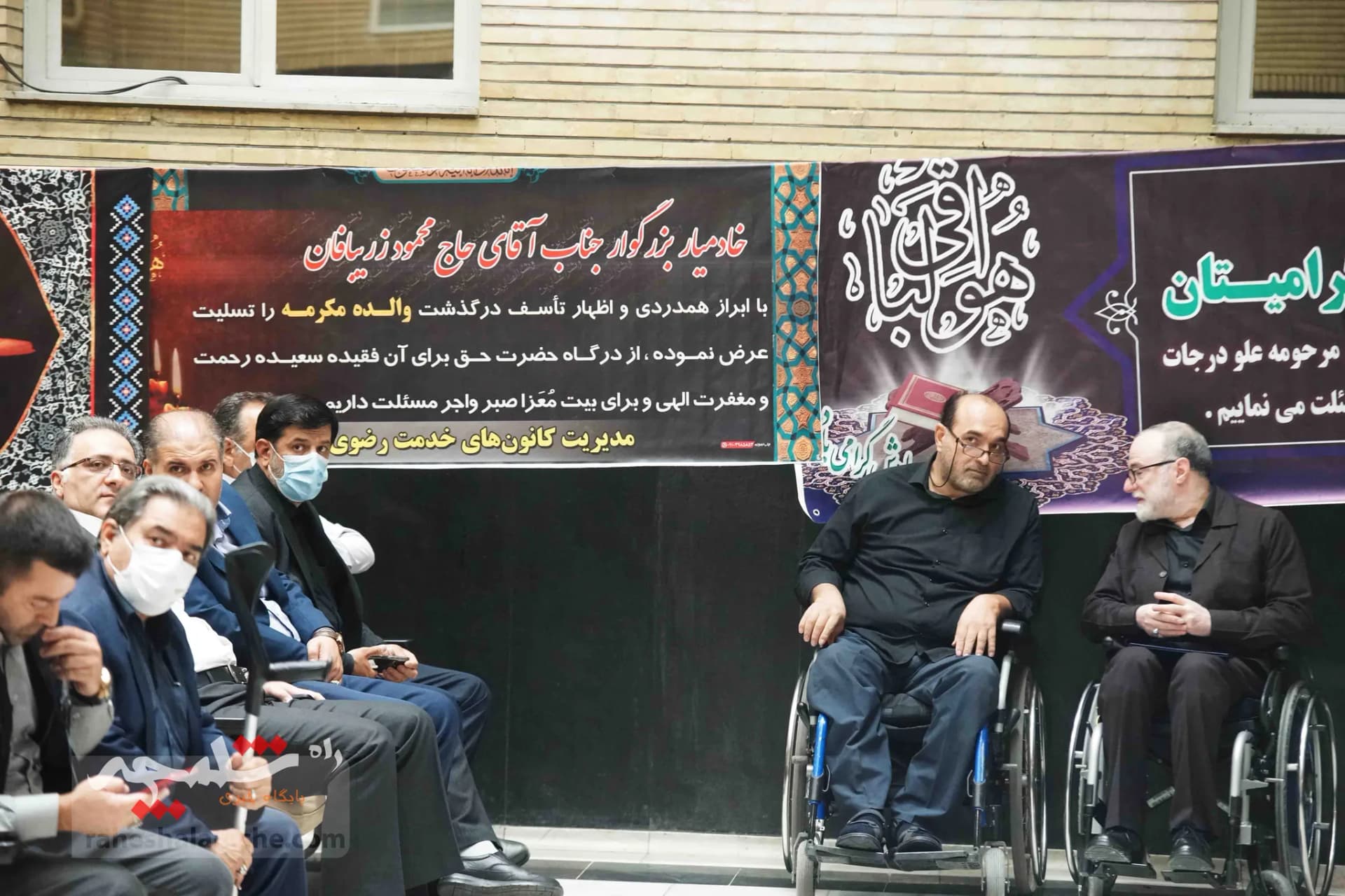 همه شخصیتهایی که در مراسم ختم مادر زریبافان شرکت کرده بودند +تصاویر — تصویر 13