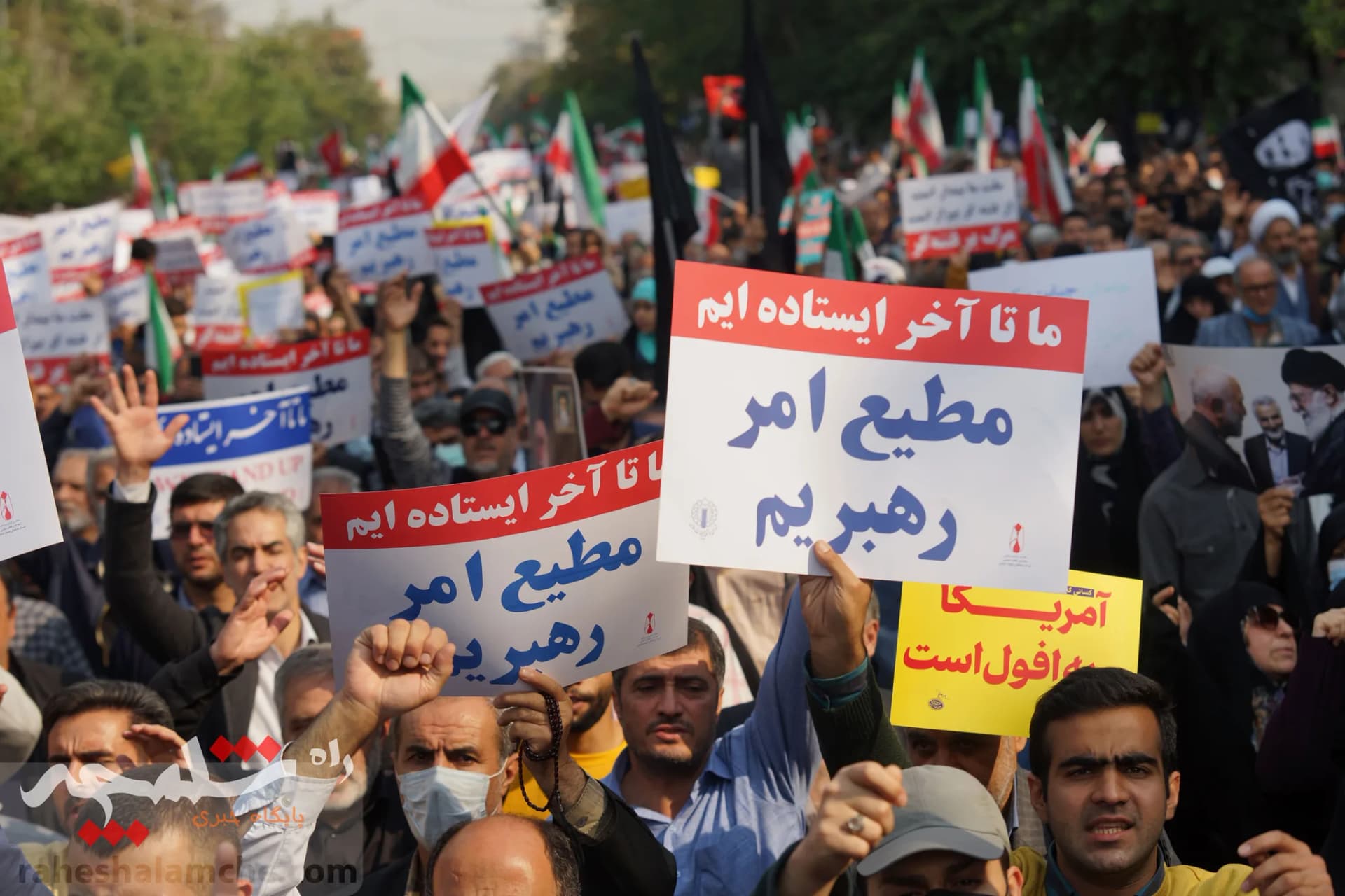راهپیمایی عظیم تهرانیها با شعار؛ «سپاه انقلابی، انتقام انتقام» +تصاویر — تصویر 19