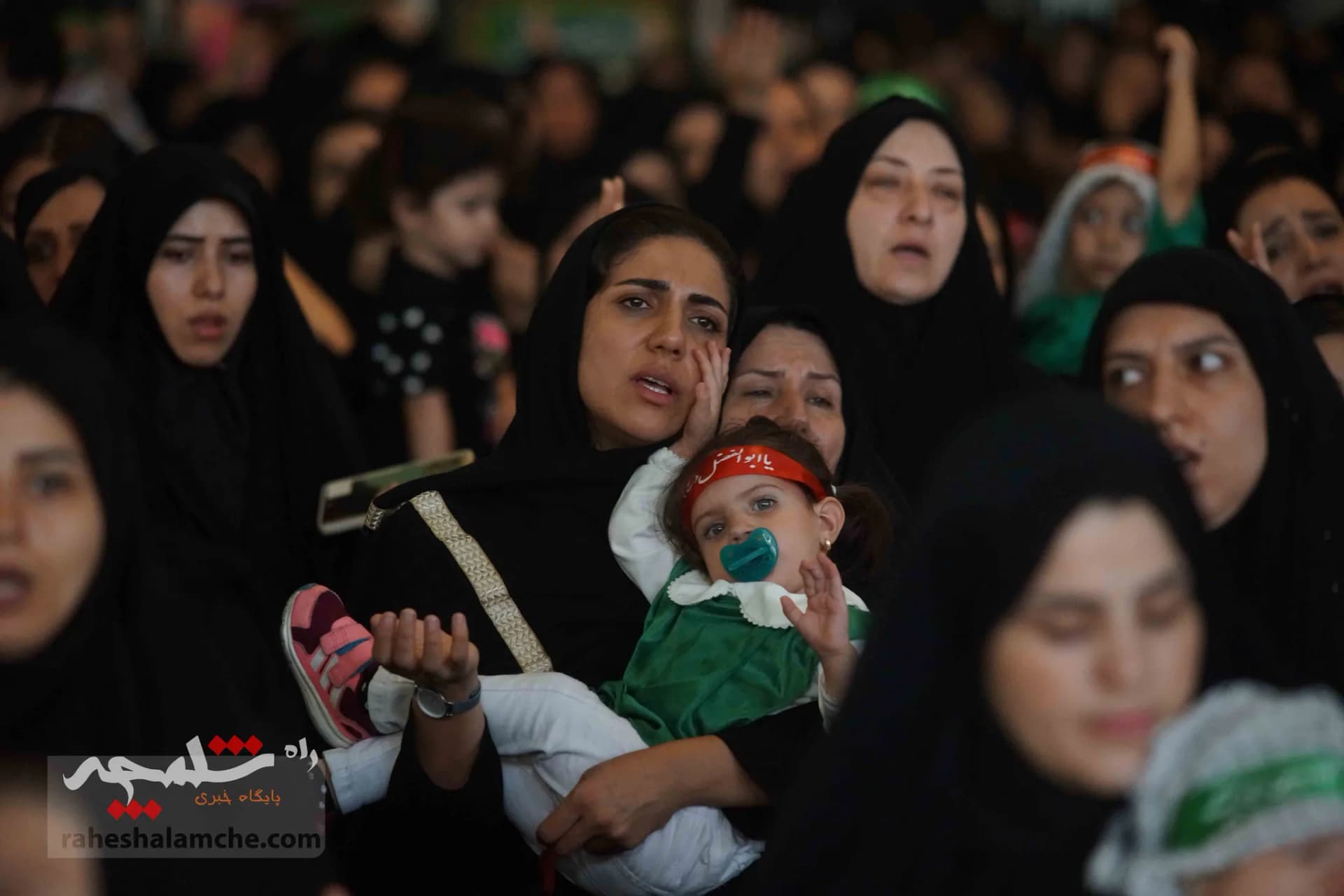اجتماع بزرگ شیرخوارگان حسینی به یاد کودکان غزه + تصاویر — تصویر 55