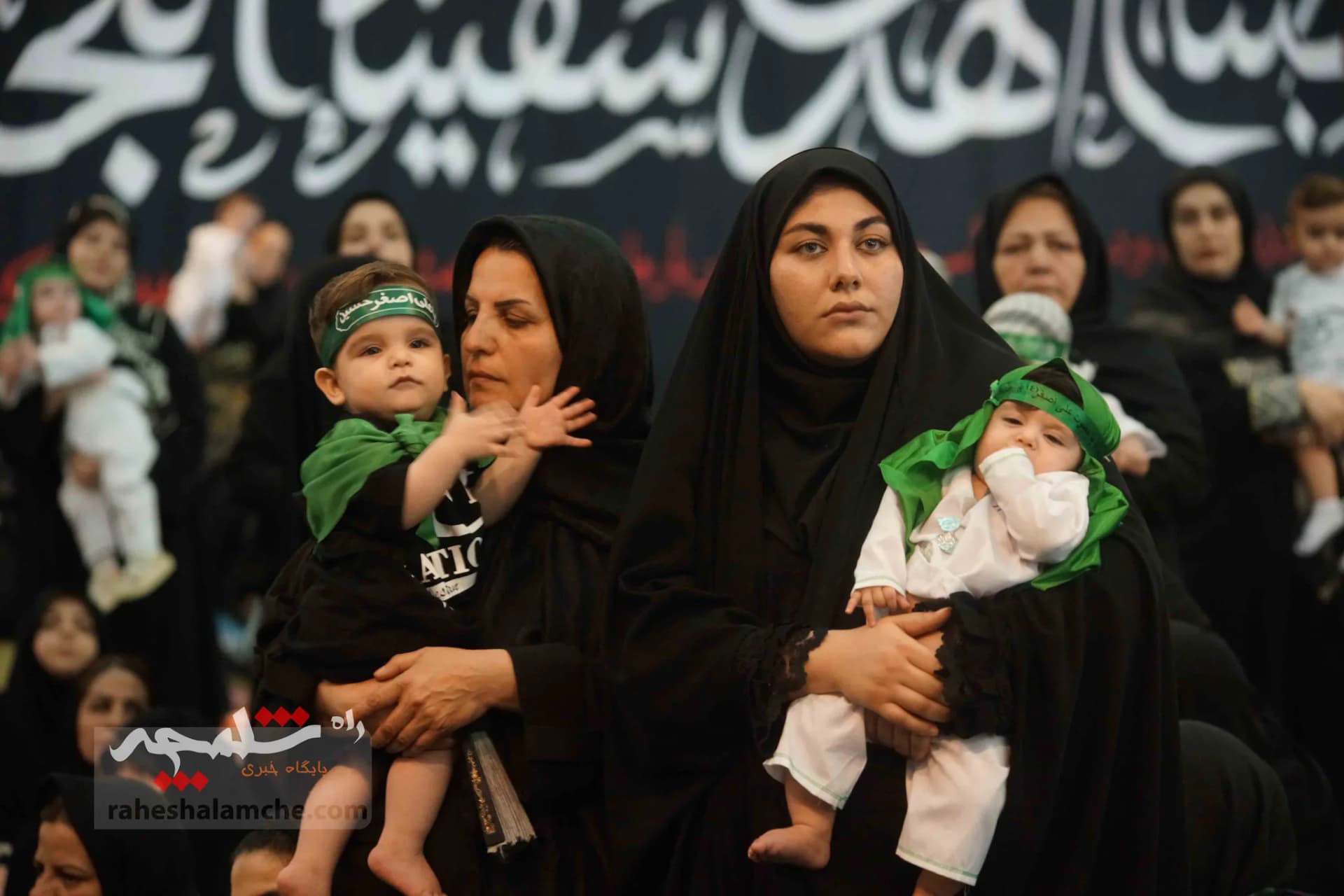 اجتماع بزرگ شیرخوارگان حسینی به یاد کودکان غزه + تصاویر — تصویر 11