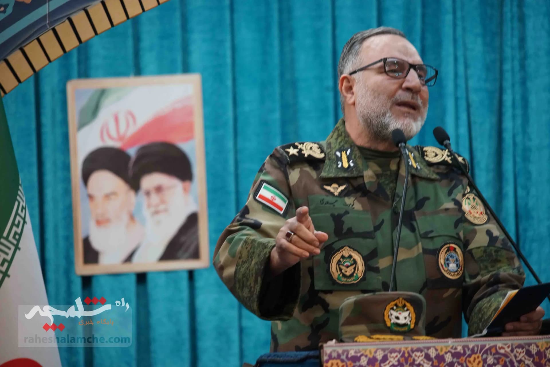 نماز جمعه امروز تهران با حال و هوای روز ارتش +تصاویر — تصویر 8