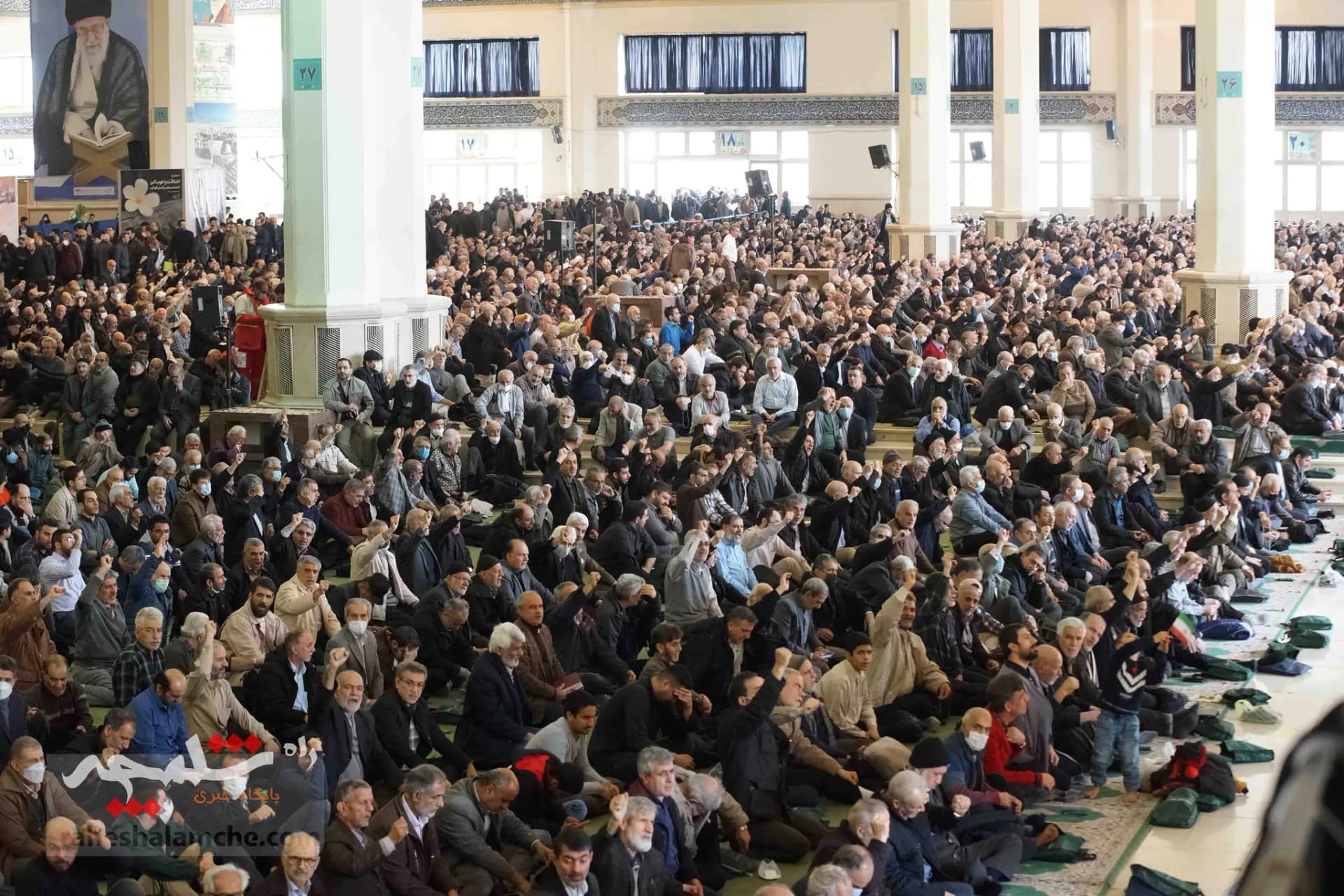 نمازجمعه این هفته تهران در مصلی امام خمینی(ره) برگزار شد +تصاویر — تصویر 61