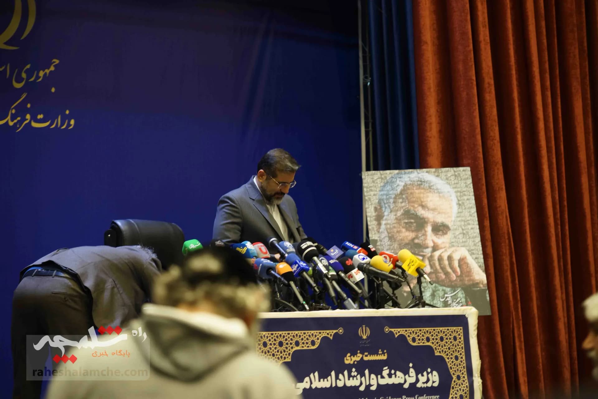 نشست خبری وزیر فرهنگ و ارشاد اسلامی برگزار شد +تصاویر — تصویر 27