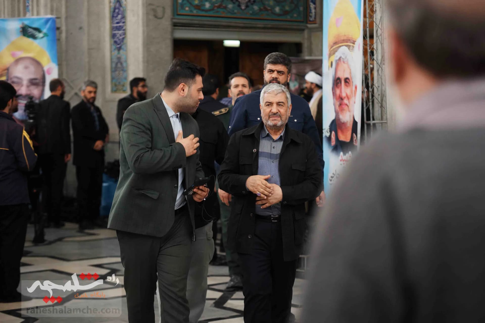 مراسم یادبود شهدای کنسولگری ایران در دمشق +تصاویر — تصویر 78