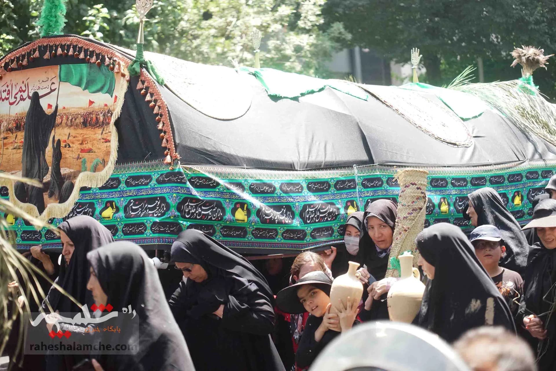 عزاداری خاص در تهران +تصاویر — تصویر 39