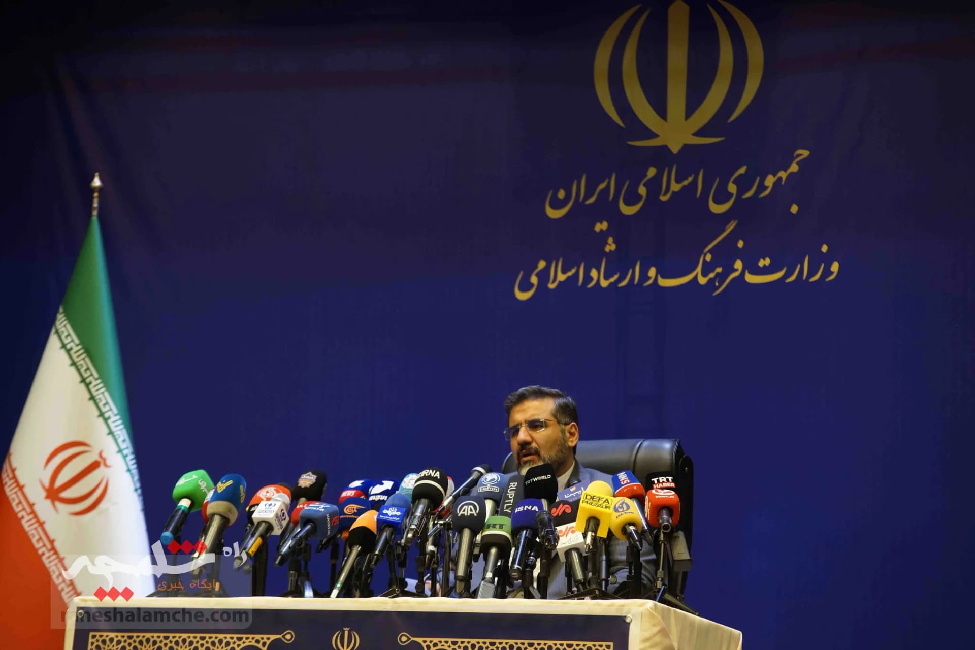 نشست خبری وزیر فرهنگ و ارشاد اسلامی برگزار شد +تصاویر — تصویر 24