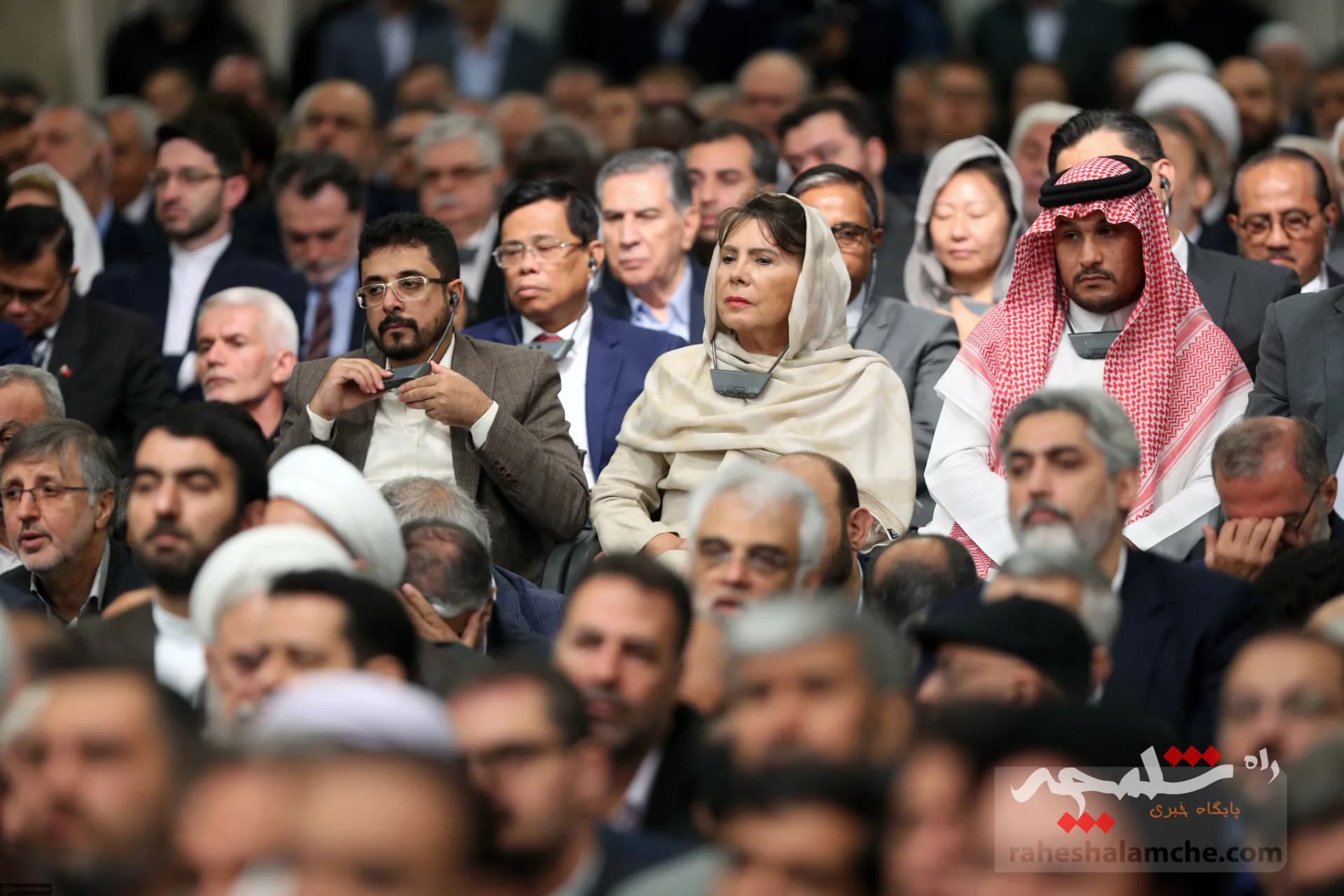 چه کسانی در مراسم تنفیذ حکم مسعود پزشکیان حضور داشتند؟ +تصاویر — تصویر 49
