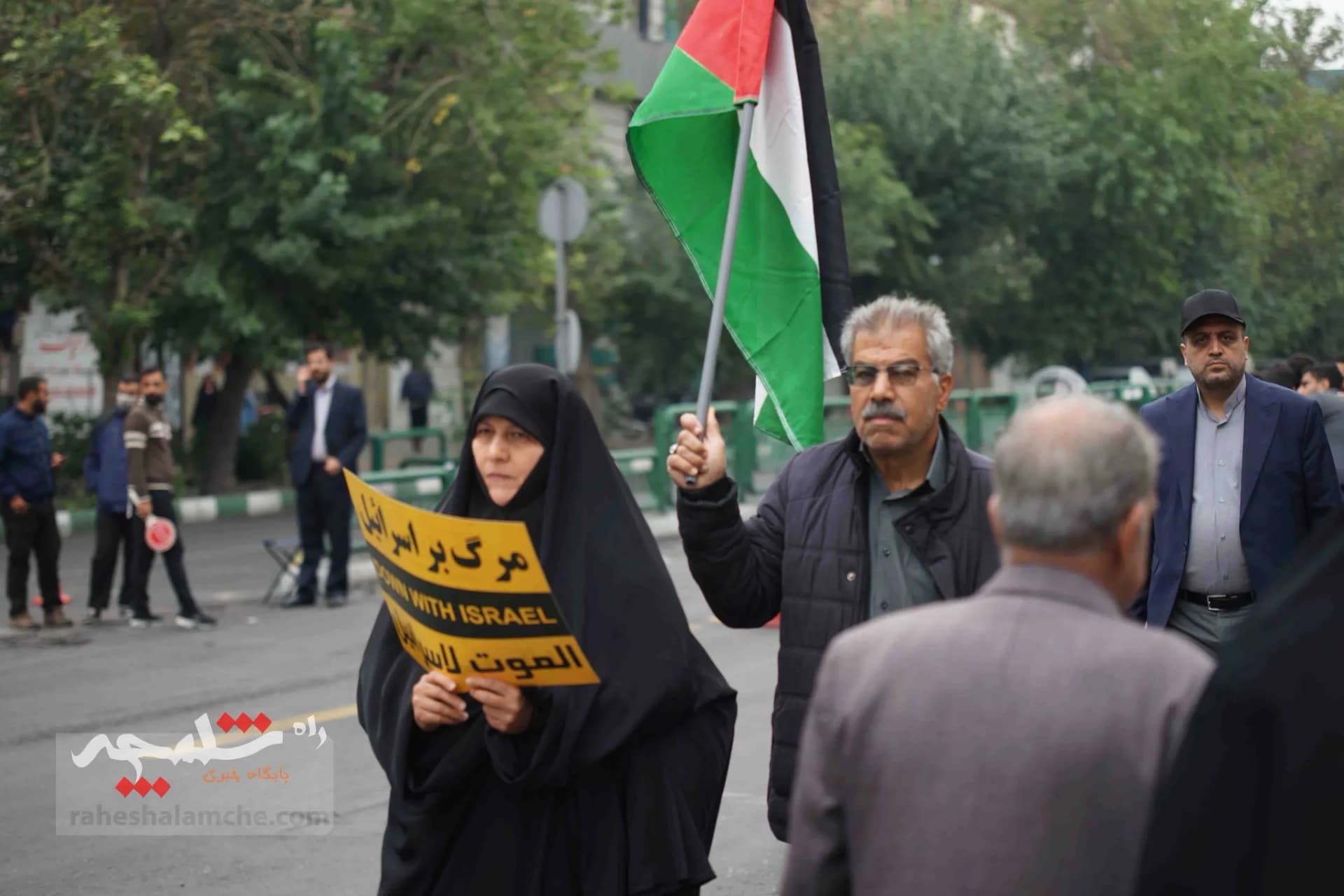 خروش ایرانیان نمازگزار در حمایت از ملت مظلوم فلسطین +تصاویر — تصویر 11