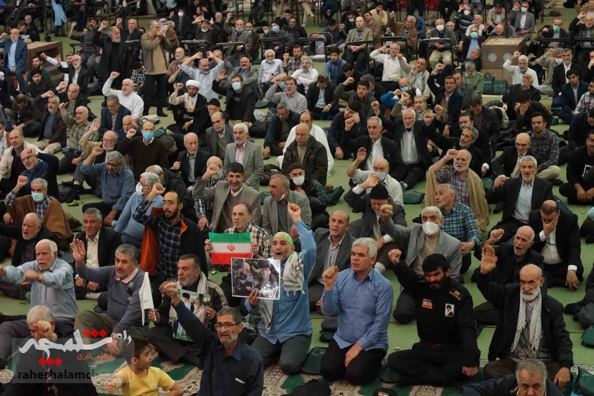 نماز جمعه این هفته تهران برگزار شد +تصاویر — تصویر 31