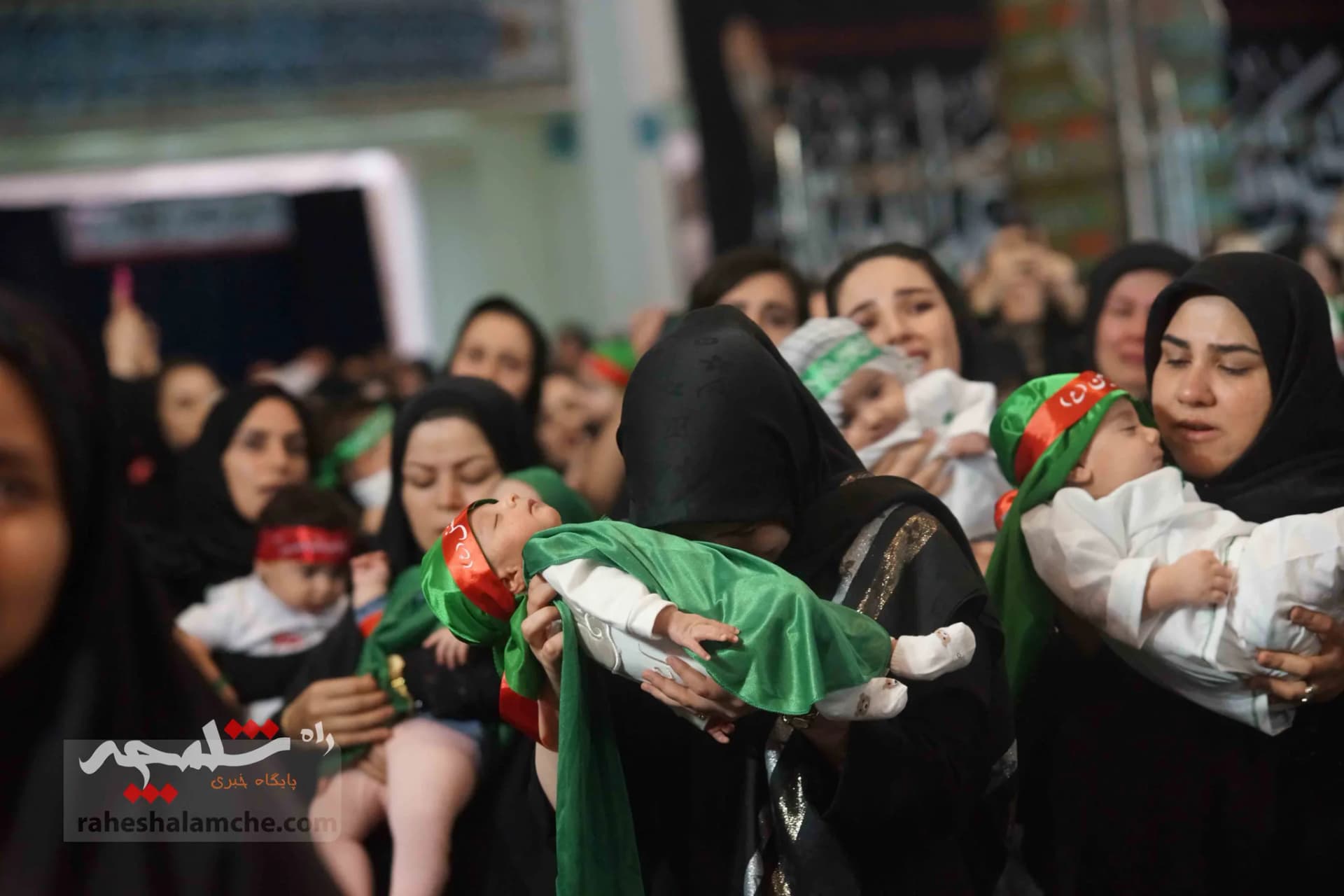 اجتماع بزرگ شیرخوارگان حسینی به یاد کودکان غزه + تصاویر — تصویر 42