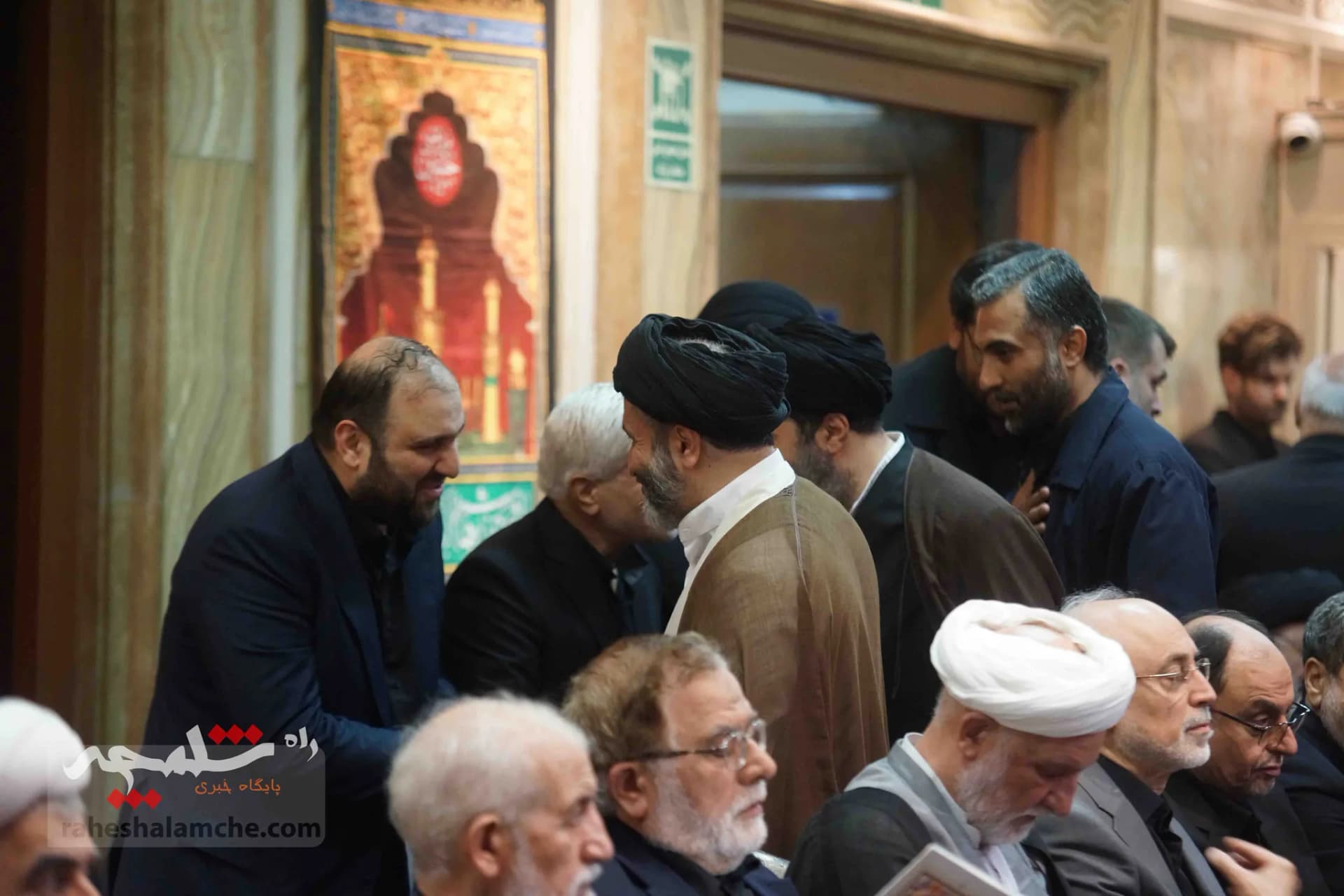 مراسم ختم پدر شهیدان حجازی چه کسانی حضور داشتند؟ +تصاویر — تصویر 112