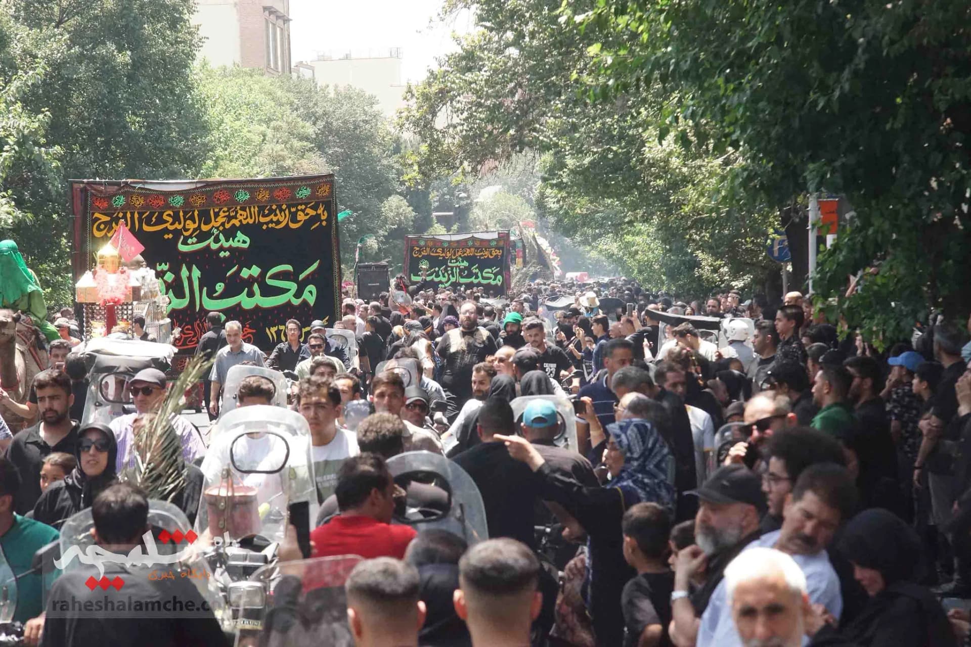 عزاداری خاص در تهران +تصاویر — تصویر 30