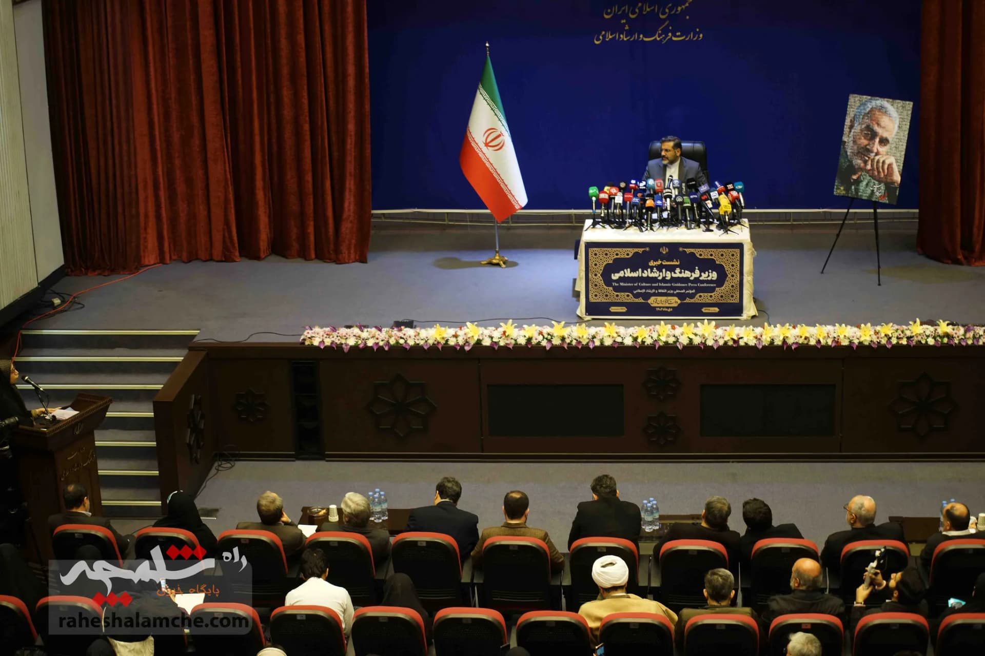 نشست خبری وزیر فرهنگ و ارشاد اسلامی برگزار شد +تصاویر — تصویر 19