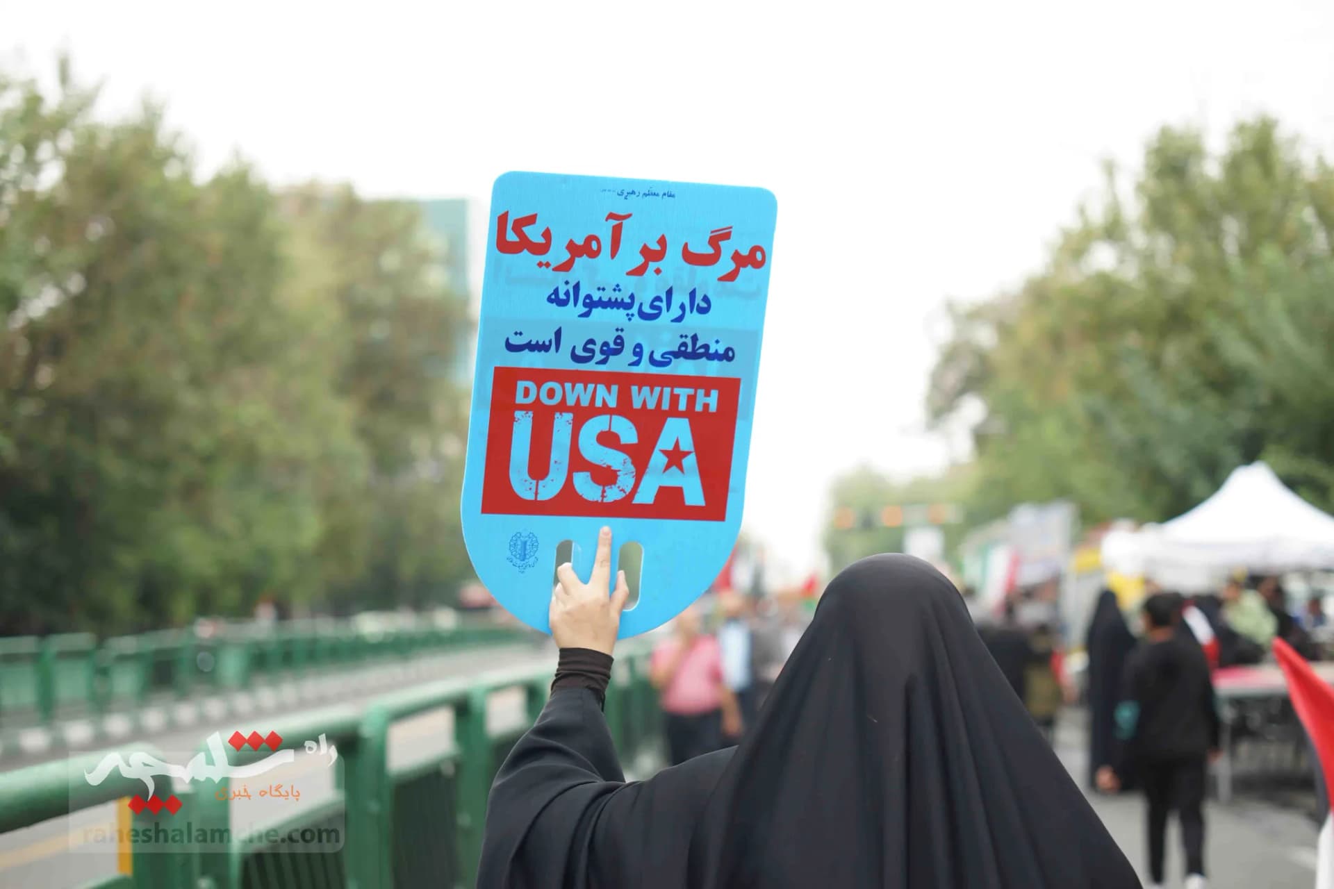 خروش ایرانیان نمازگزار در حمایت از ملت مظلوم فلسطین +تصاویر — تصویر 12