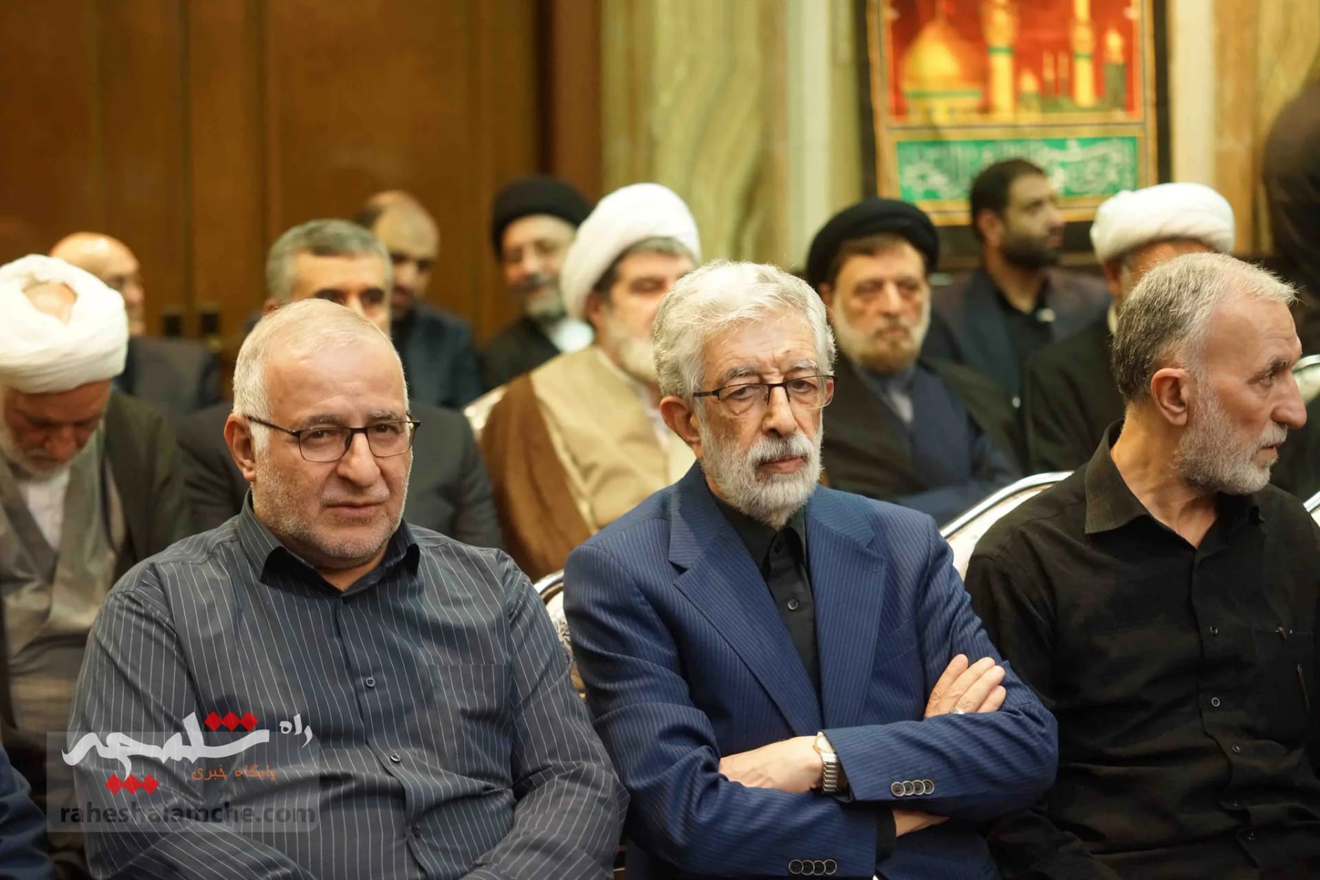مراسم ختم پدر شهیدان حجازی چه کسانی حضور داشتند؟ +تصاویر — تصویر 80