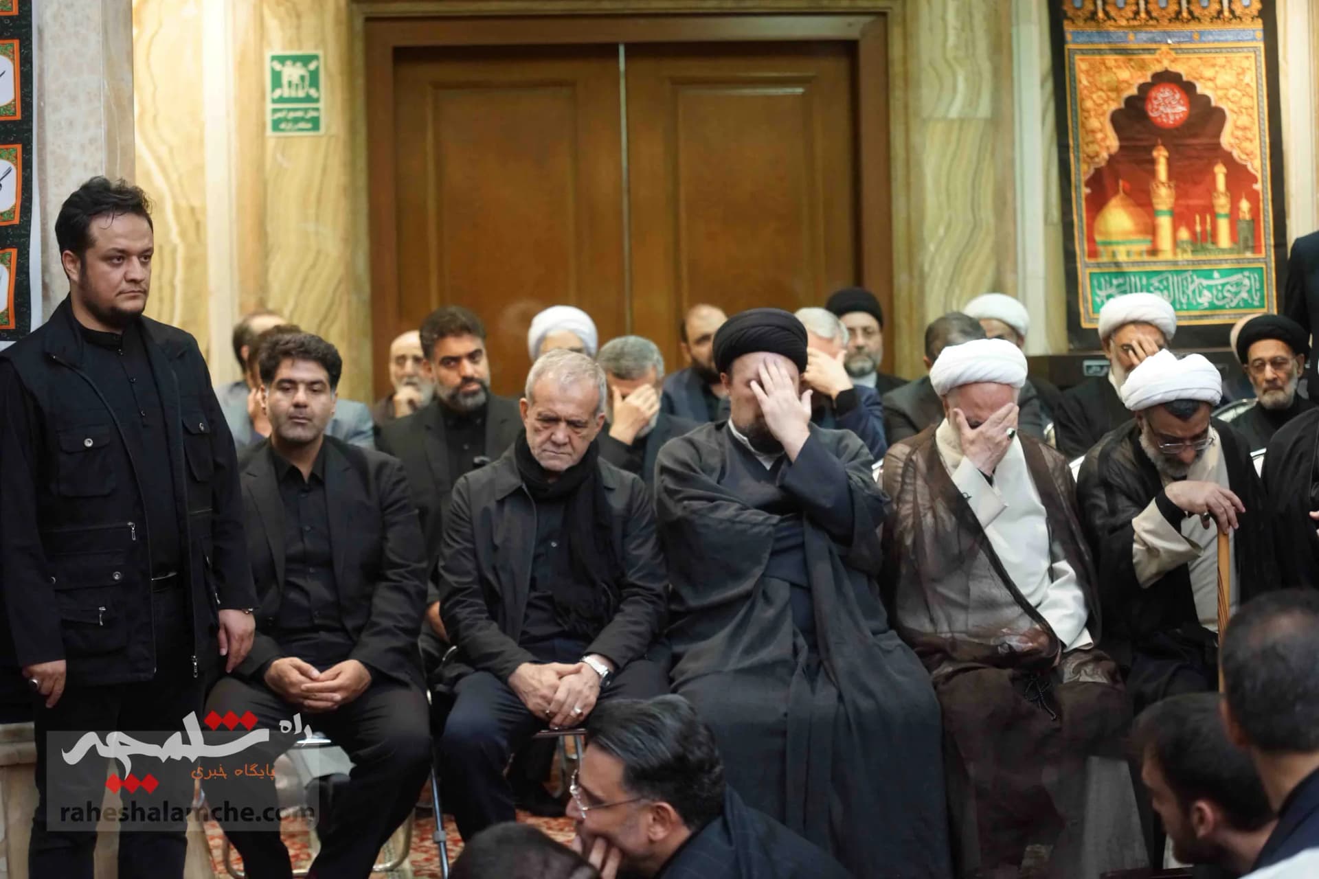 مراسم ختم پدر شهیدان حجازی چه کسانی حضور داشتند؟ +تصاویر — تصویر 53
