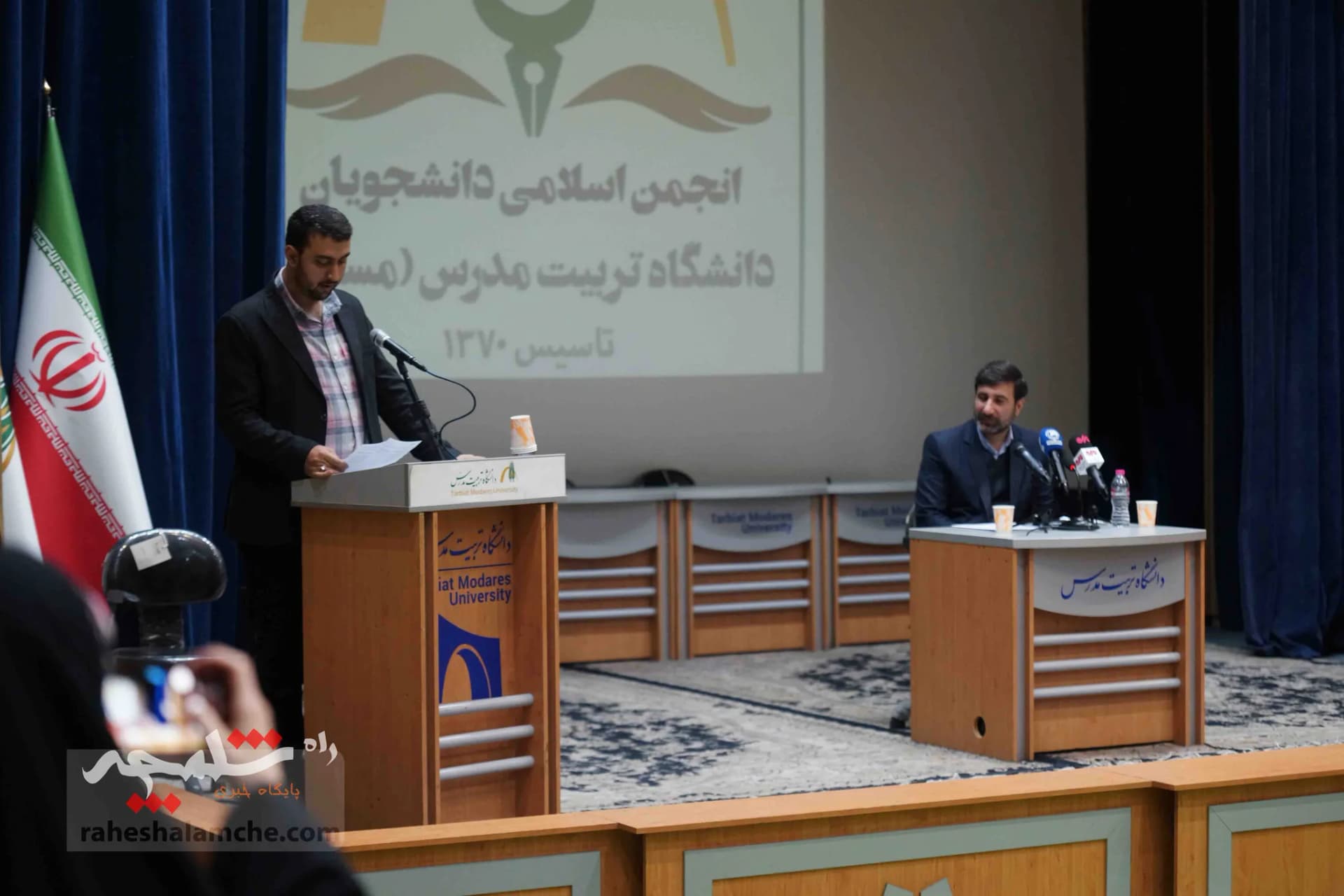 طحان نظیف به پرسشهای دانشجویان دانشگاه تربیت مدرس پاسخ داد +تصاویر — تصویر 17