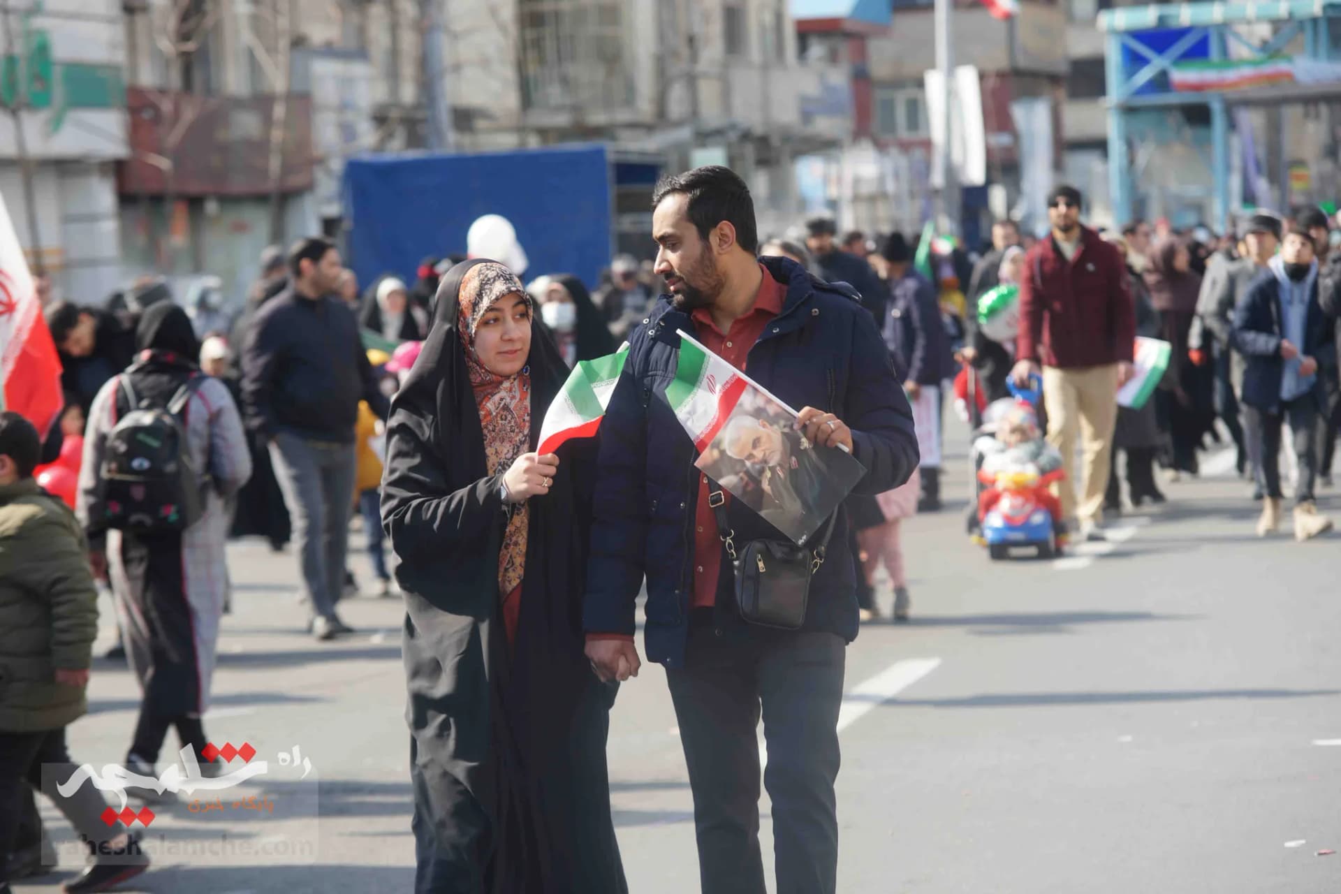 خروش ملت استوار ایران اسلامی در جشن ۴۴سالگی انقلاب اسلامی +تصاویر — تصویر 64