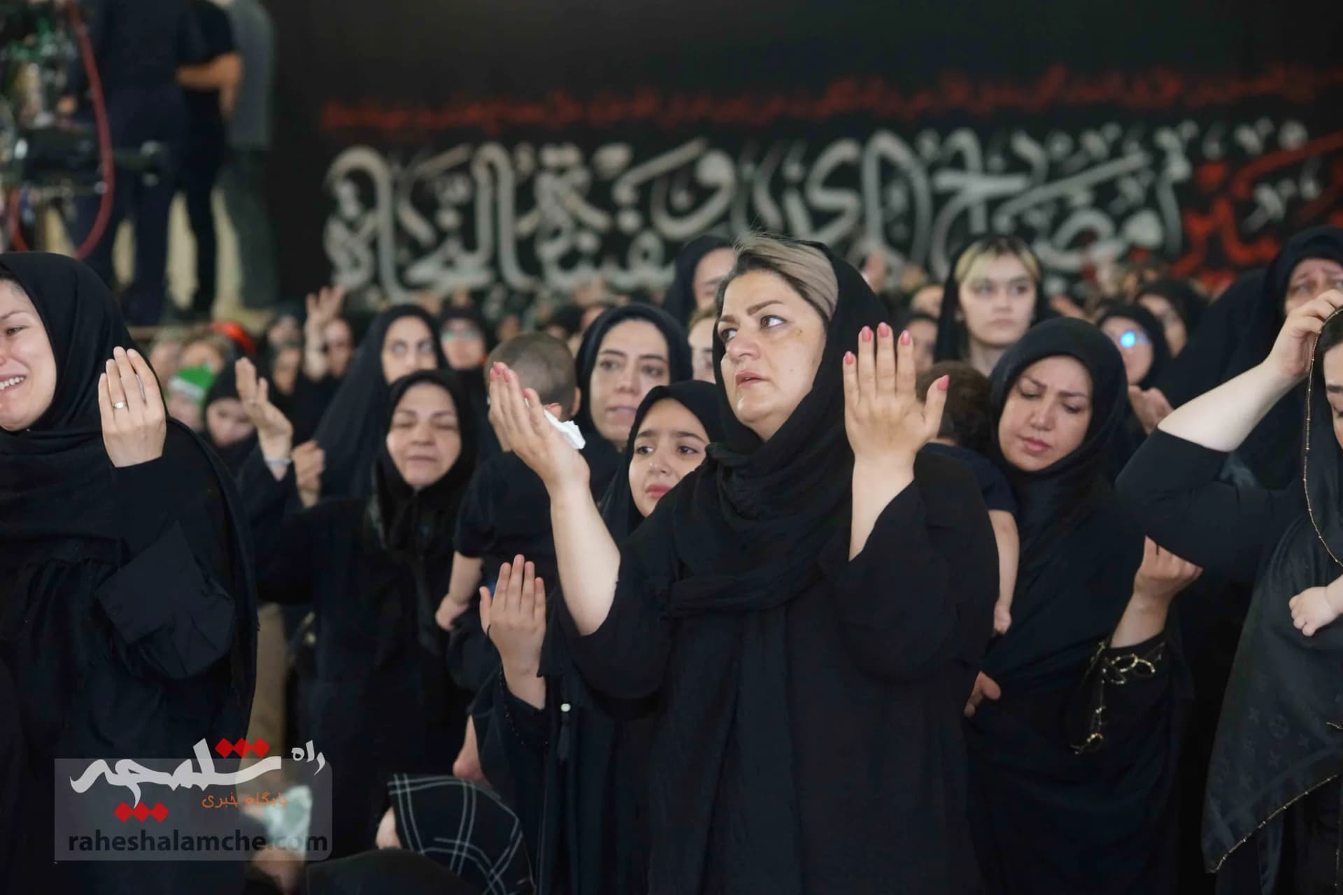 اجتماع بزرگ شیرخوارگان حسینی به یاد کودکان غزه + تصاویر — تصویر 54