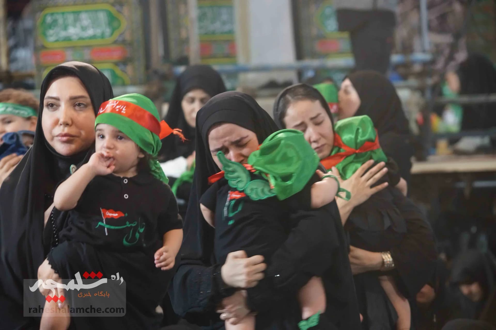 اجتماع بزرگ شیرخوارگان حسینی به یاد کودکان غزه + تصاویر — تصویر 35
