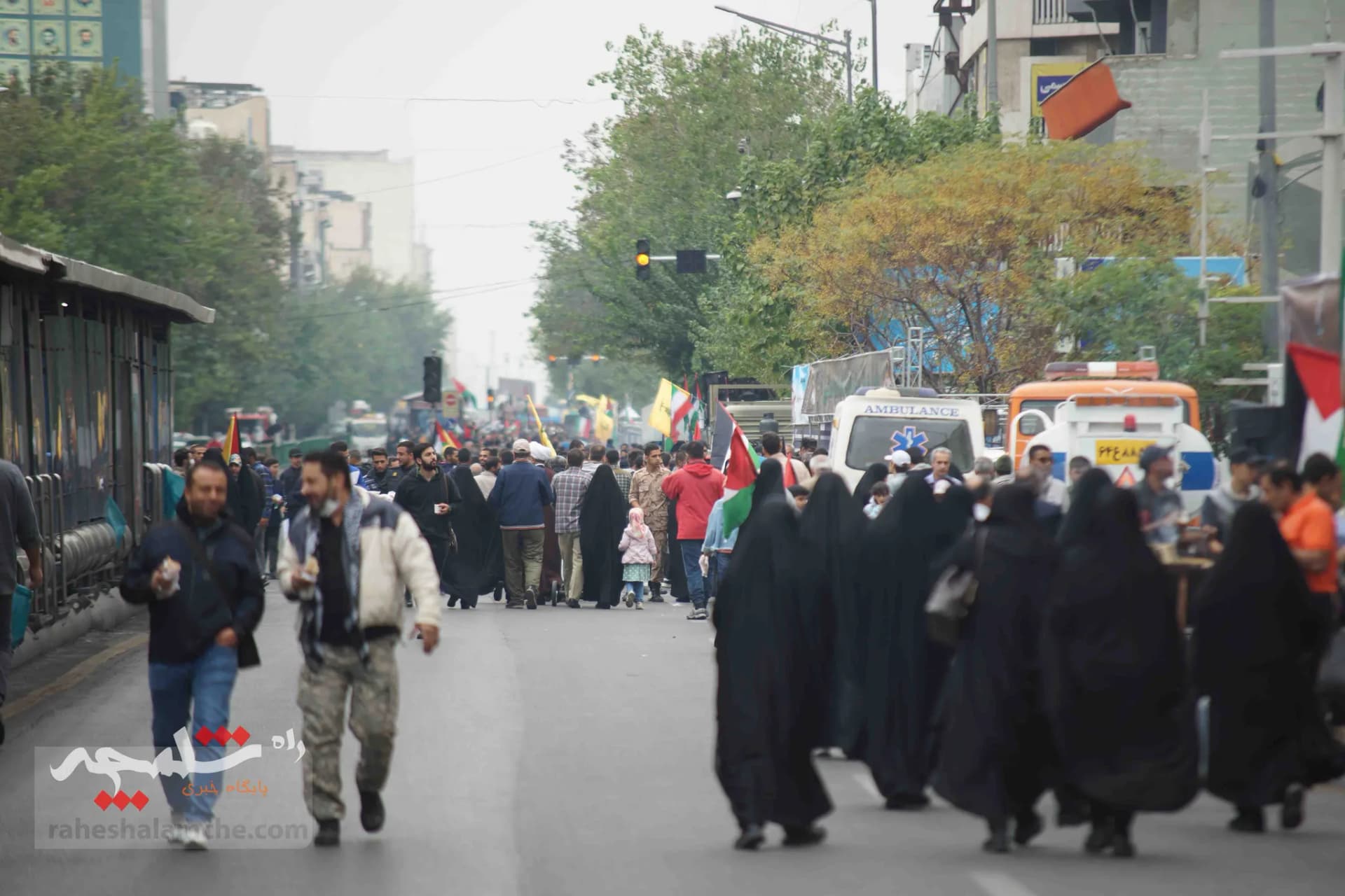 خروش ایرانیان نمازگزار در حمایت از ملت مظلوم فلسطین +تصاویر — تصویر 6