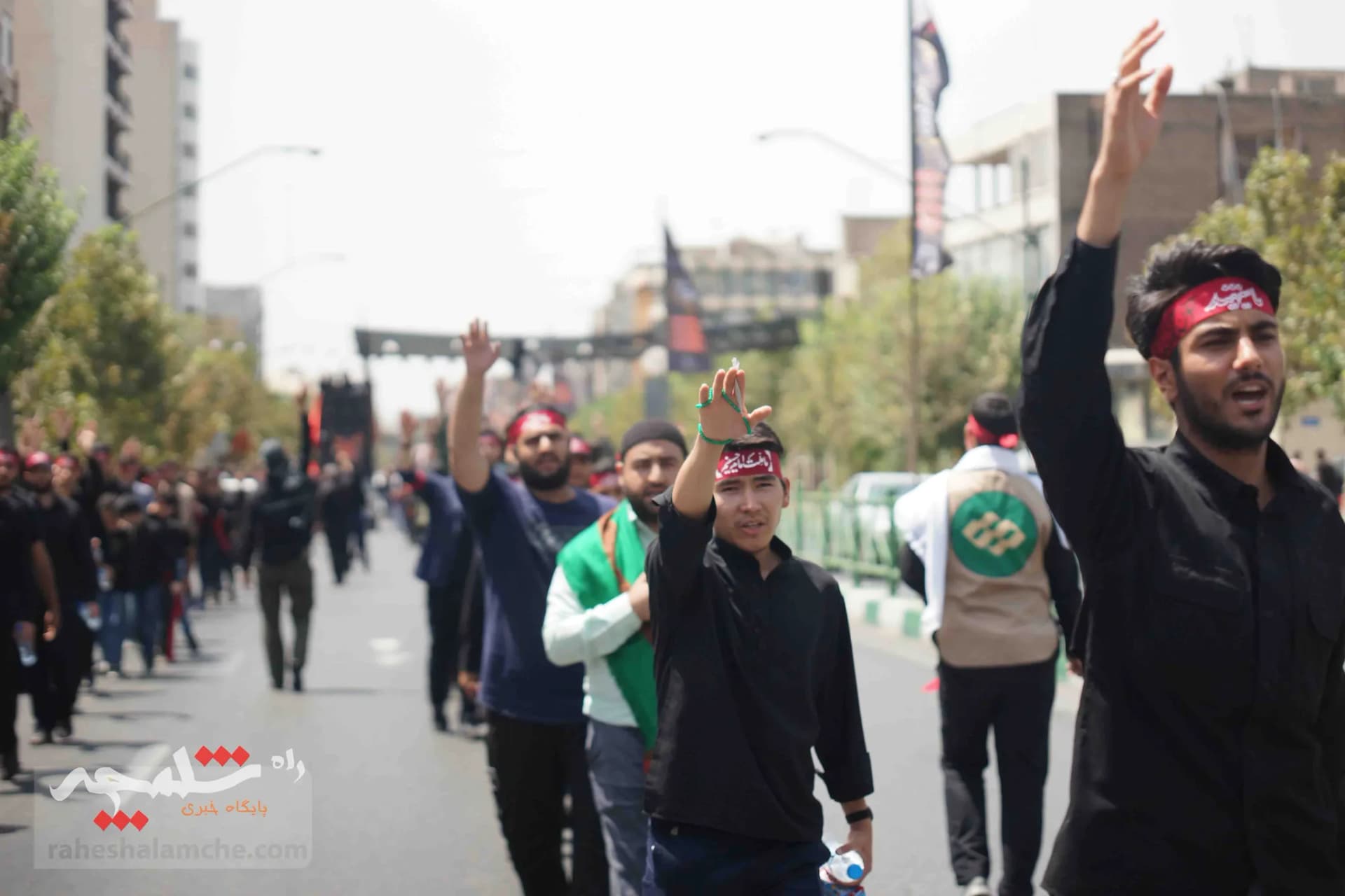 عزاداری هیئت دانشجویی انصار القائم (عج) در ظهر عاشورای حسینی(ع) +تصاویر — تصویر 13