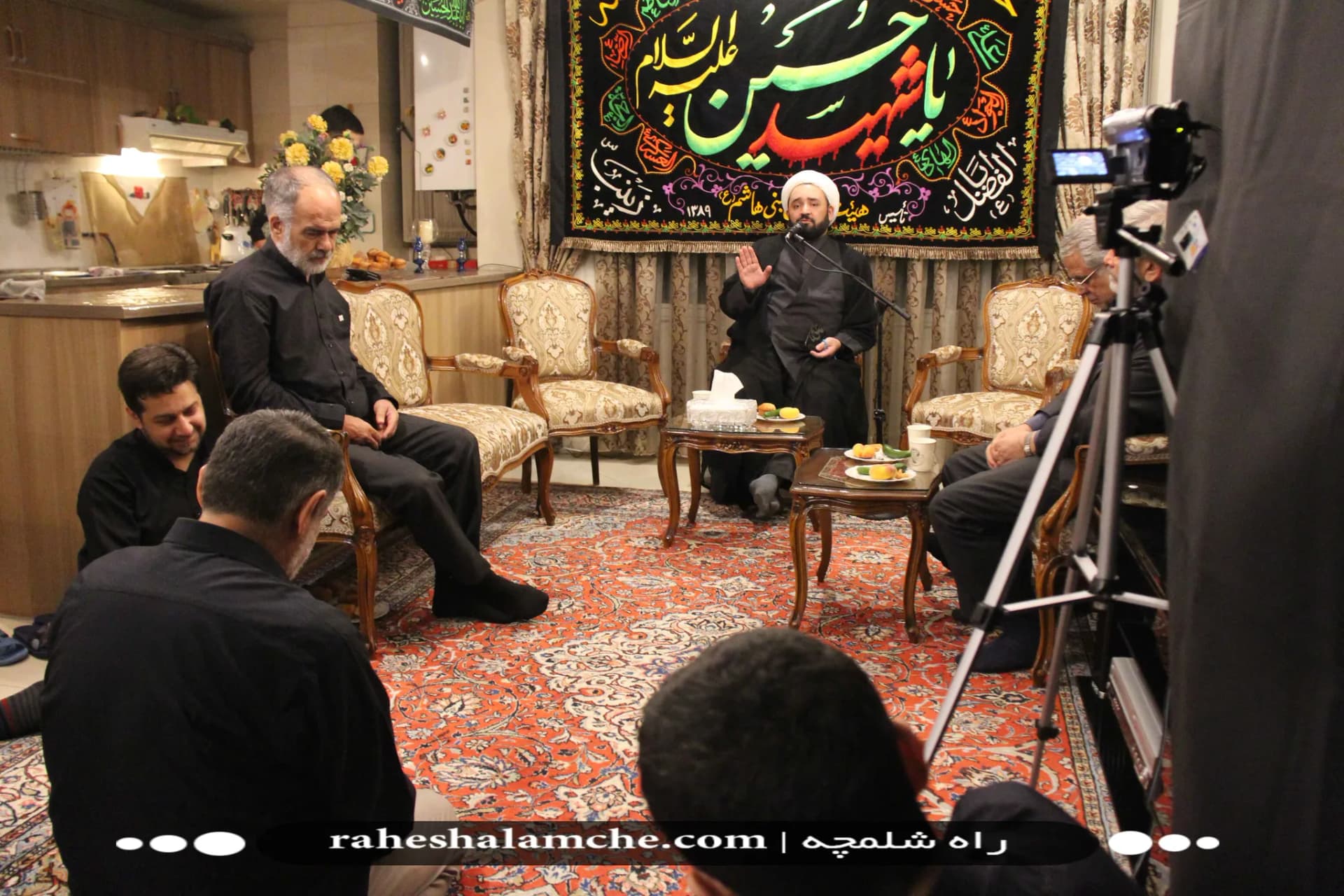 مراسم عزای هفتم سیدالشهدا(ع) هیئت قمر بنی‌هاشم(ع) در محله ظهیرالاسلام تهران/ تصاویر — تصویر 9