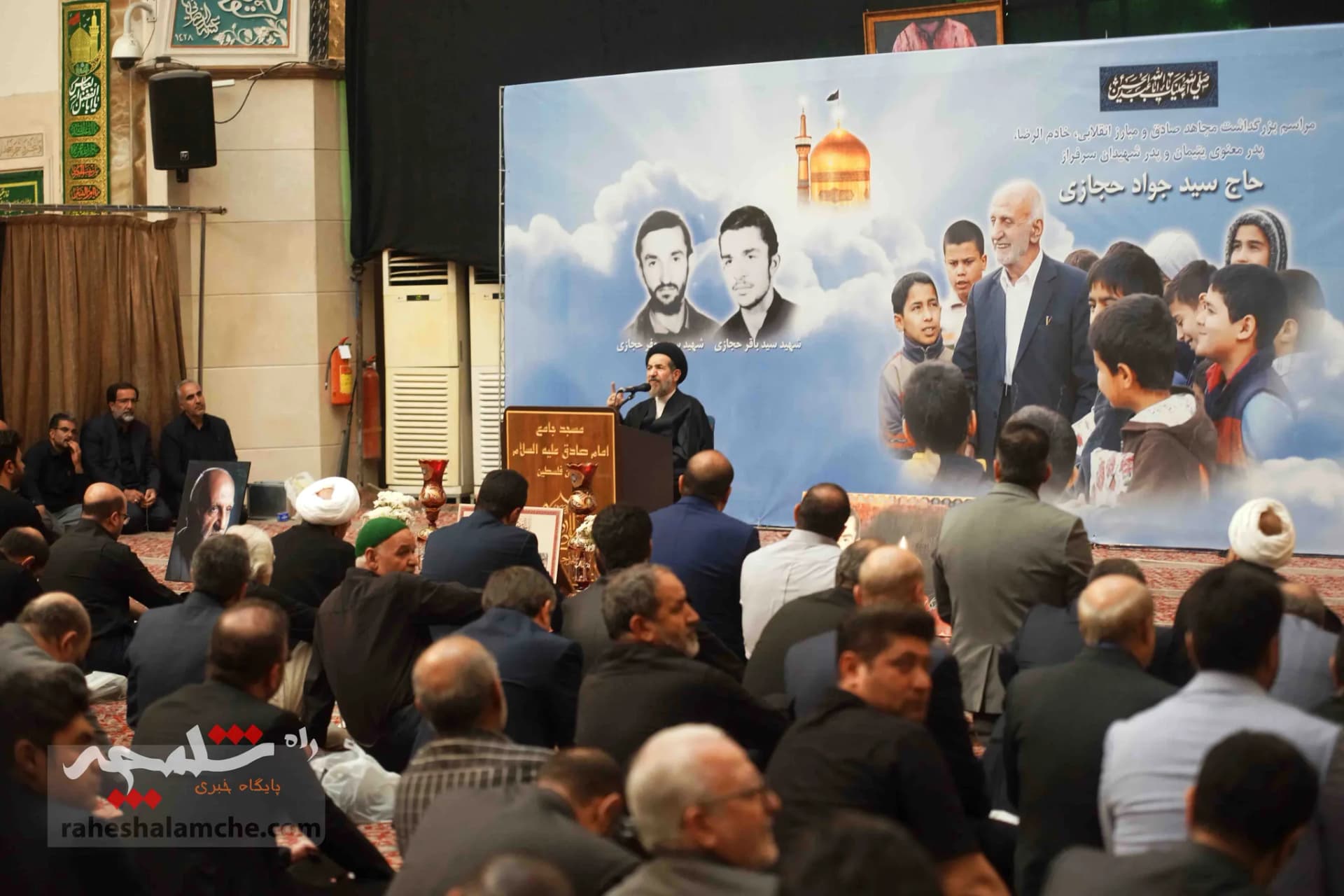 مراسم ختم پدر شهیدان حجازی چه کسانی حضور داشتند؟ +تصاویر — تصویر 130
