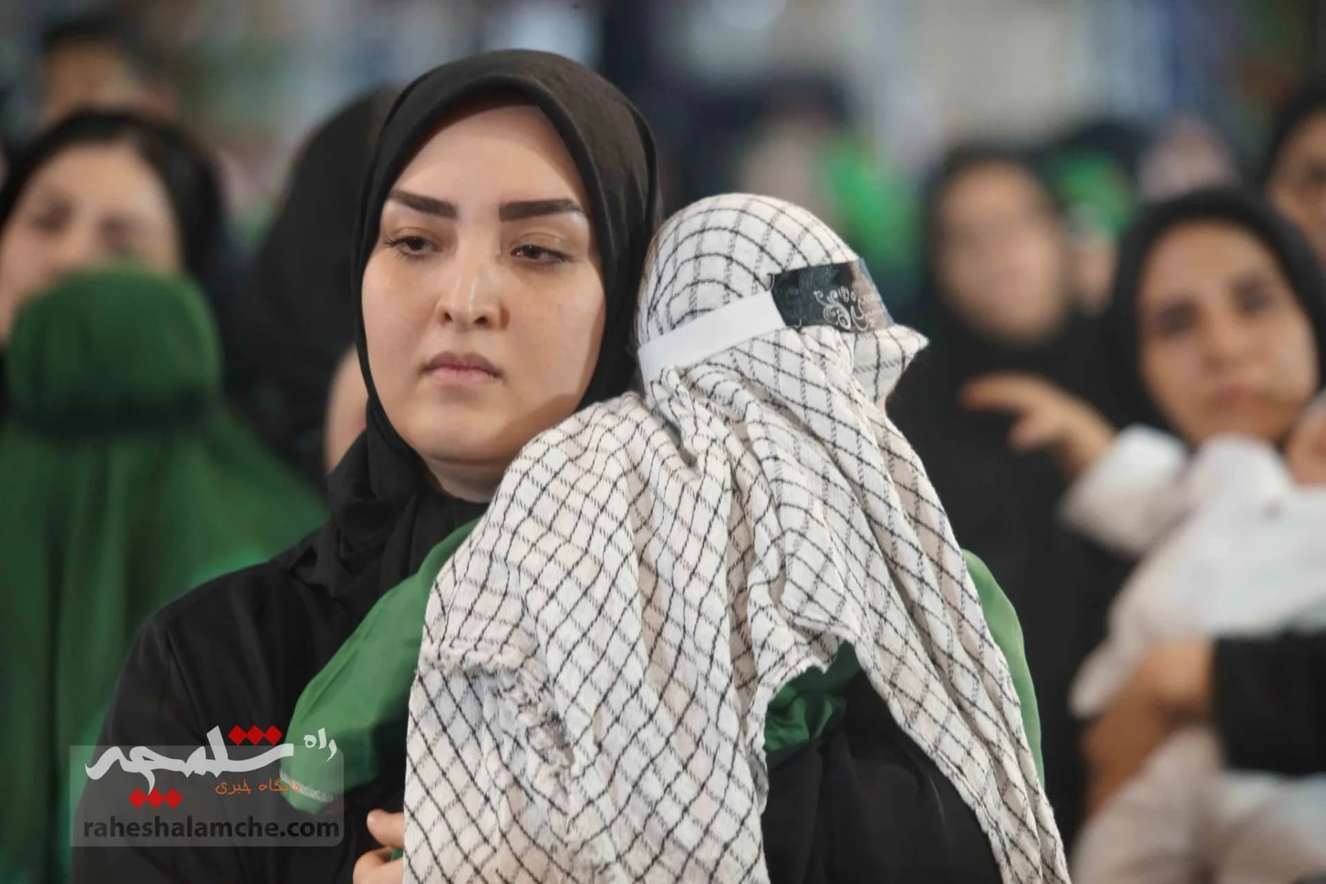 اجتماع بزرگ شیرخوارگان حسینی به یاد کودکان غزه + تصاویر — تصویر 37
