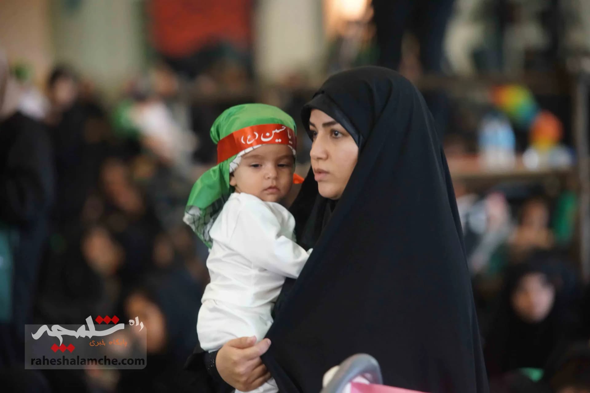 اجتماع بزرگ شیرخوارگان حسینی به یاد کودکان غزه + تصاویر — تصویر 4
