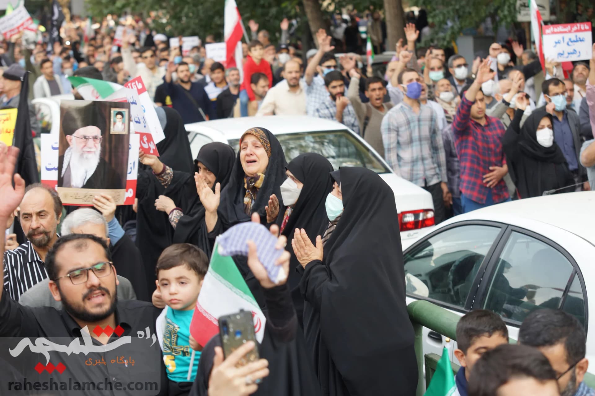 راهپیمایی عظیم تهرانیها با شعار؛ «سپاه انقلابی، انتقام انتقام» +تصاویر — تصویر 10