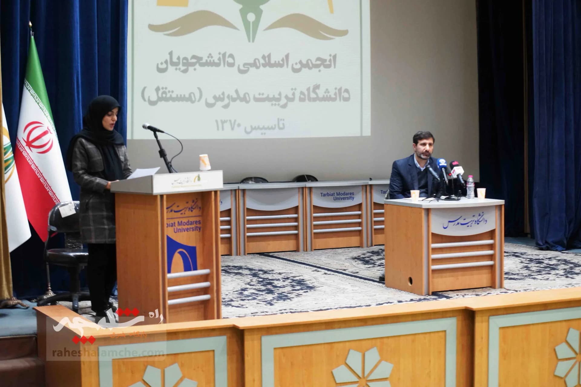 طحان نظیف به پرسشهای دانشجویان دانشگاه تربیت مدرس پاسخ داد +تصاویر — تصویر 46