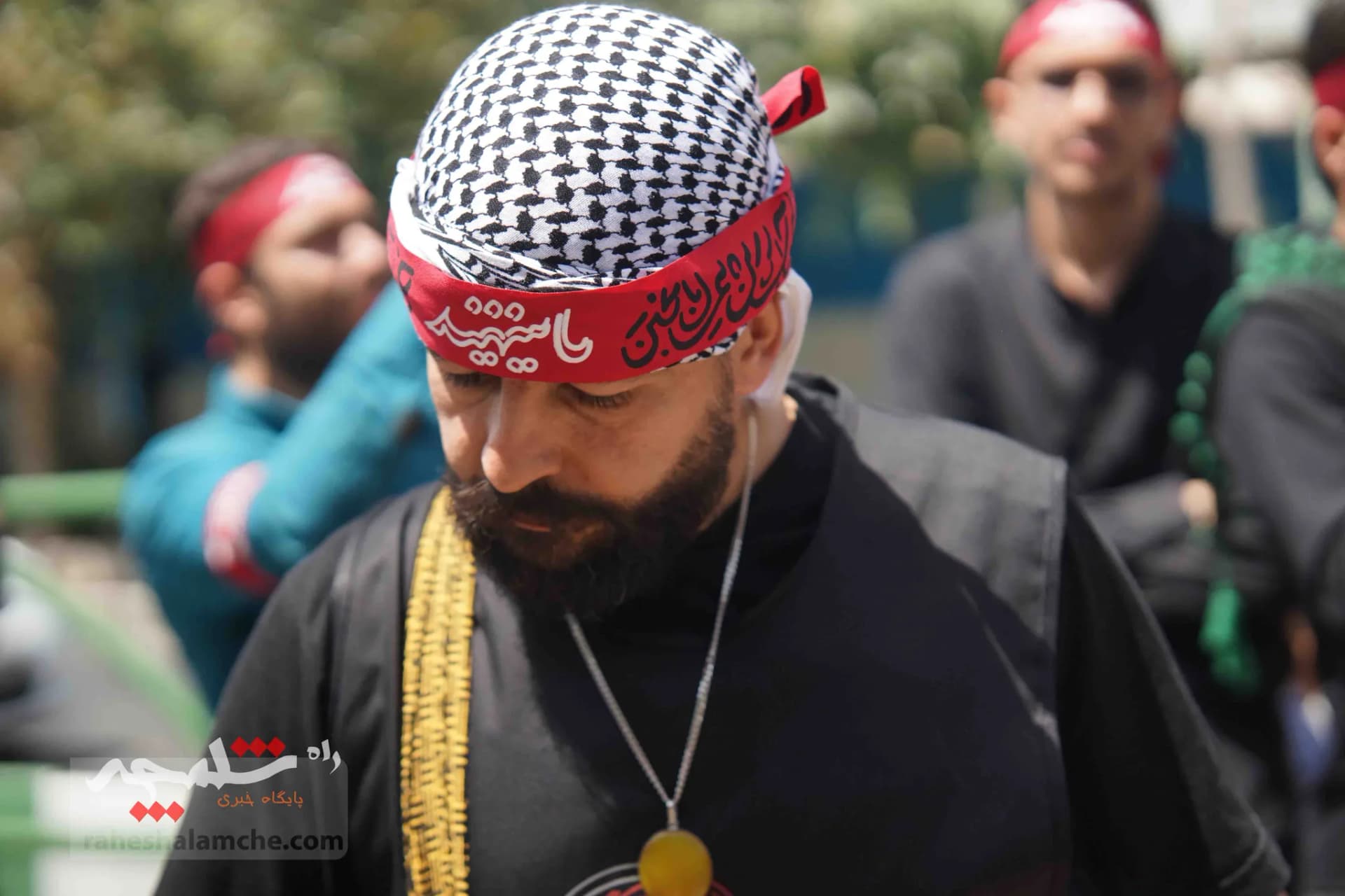 عزاداری هیئت دانشجویی انصار القائم (عج) در ظهر عاشورای حسینی(ع) +تصاویر — تصویر 44
