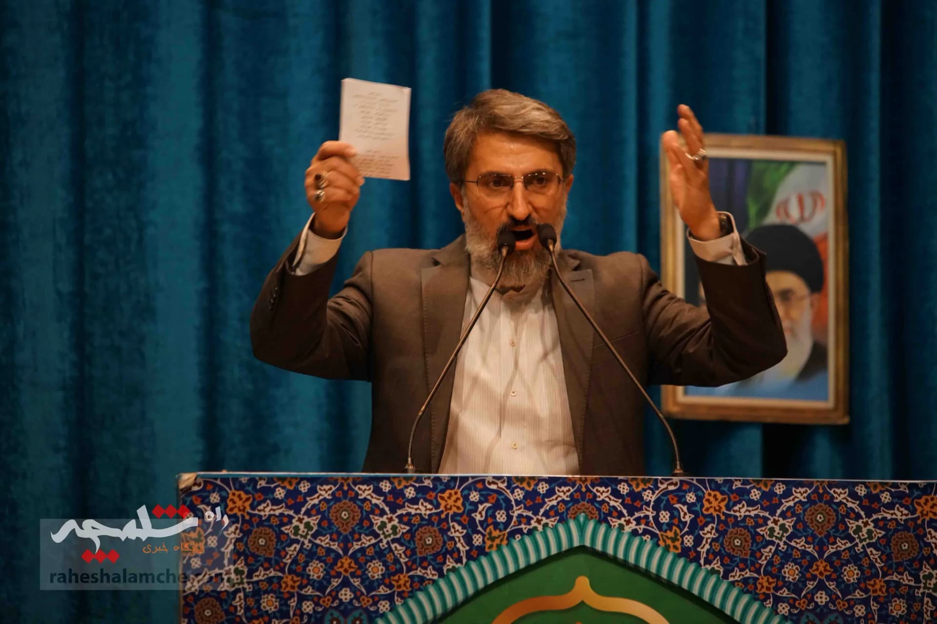 حاشیه‌های نماز جمعه امروز تهران در روز عید غدیر خم +تصاویر — تصویر 2