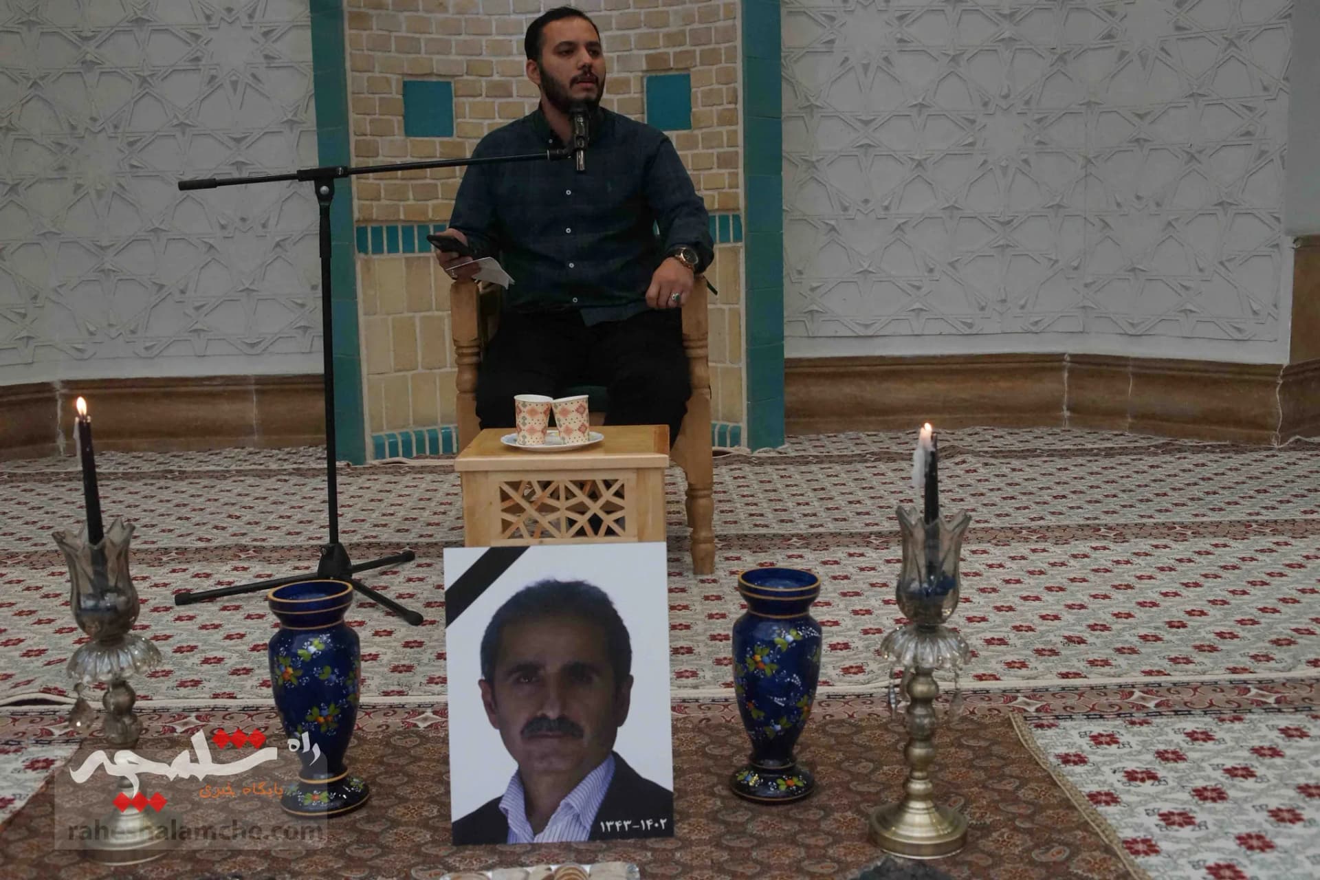 برگزاری مراسم ترحیم زندهیاد «حسین کنفی» در حوزه هنری +تصاویر — تصویر 34