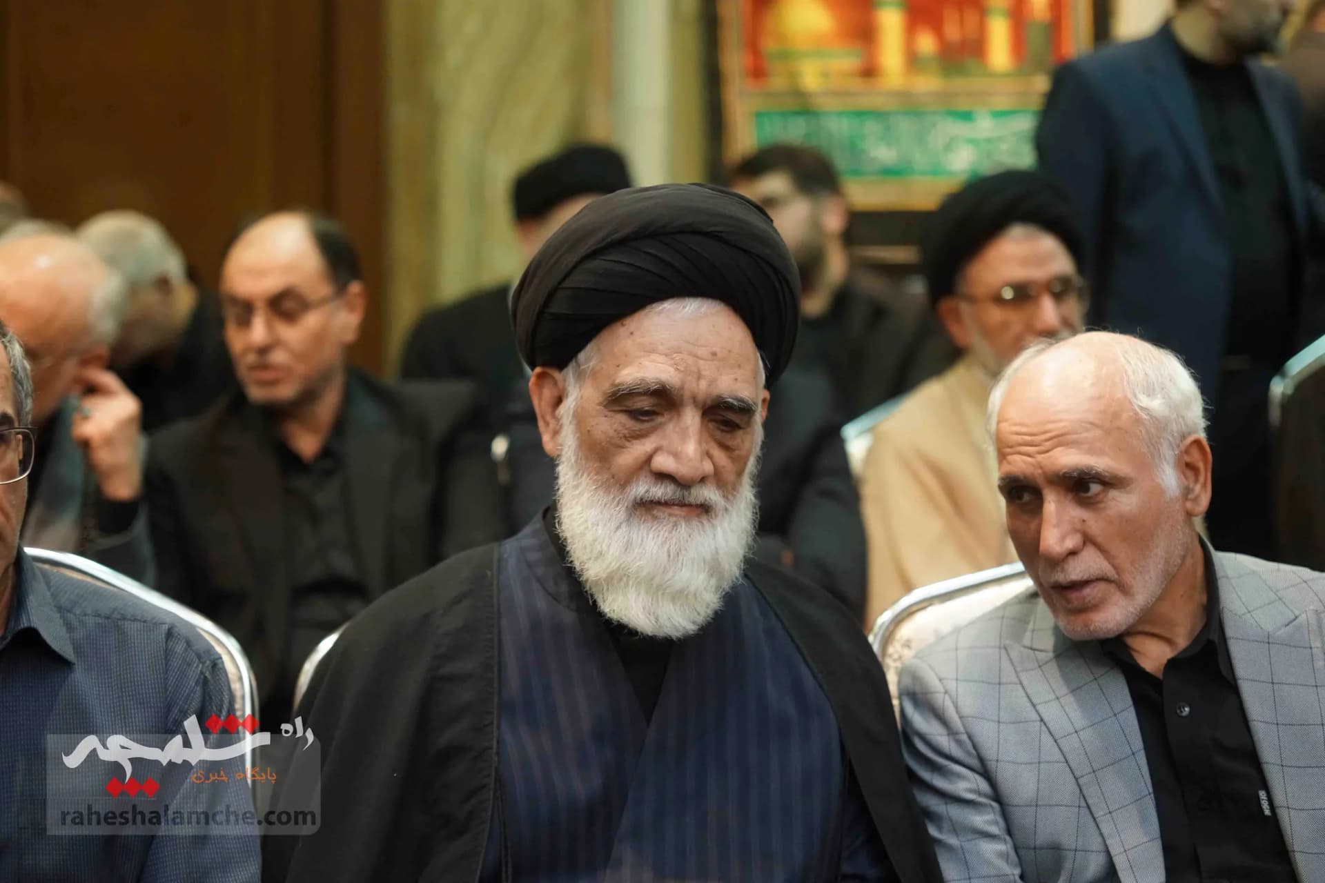 مراسم ختم پدر شهیدان حجازی چه کسانی حضور داشتند؟ +تصاویر — تصویر 104