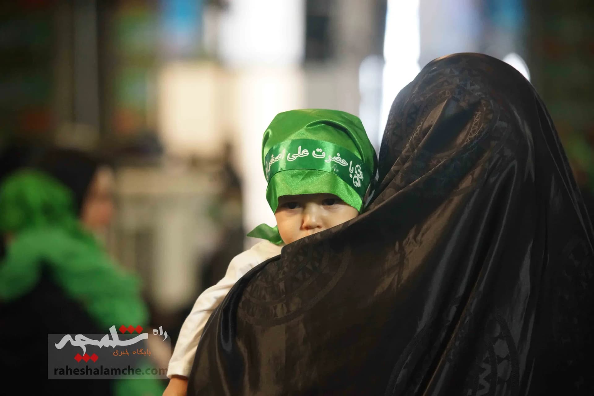اجتماع بزرگ شیرخوارگان حسینی به یاد کودکان غزه + تصاویر — تصویر 14