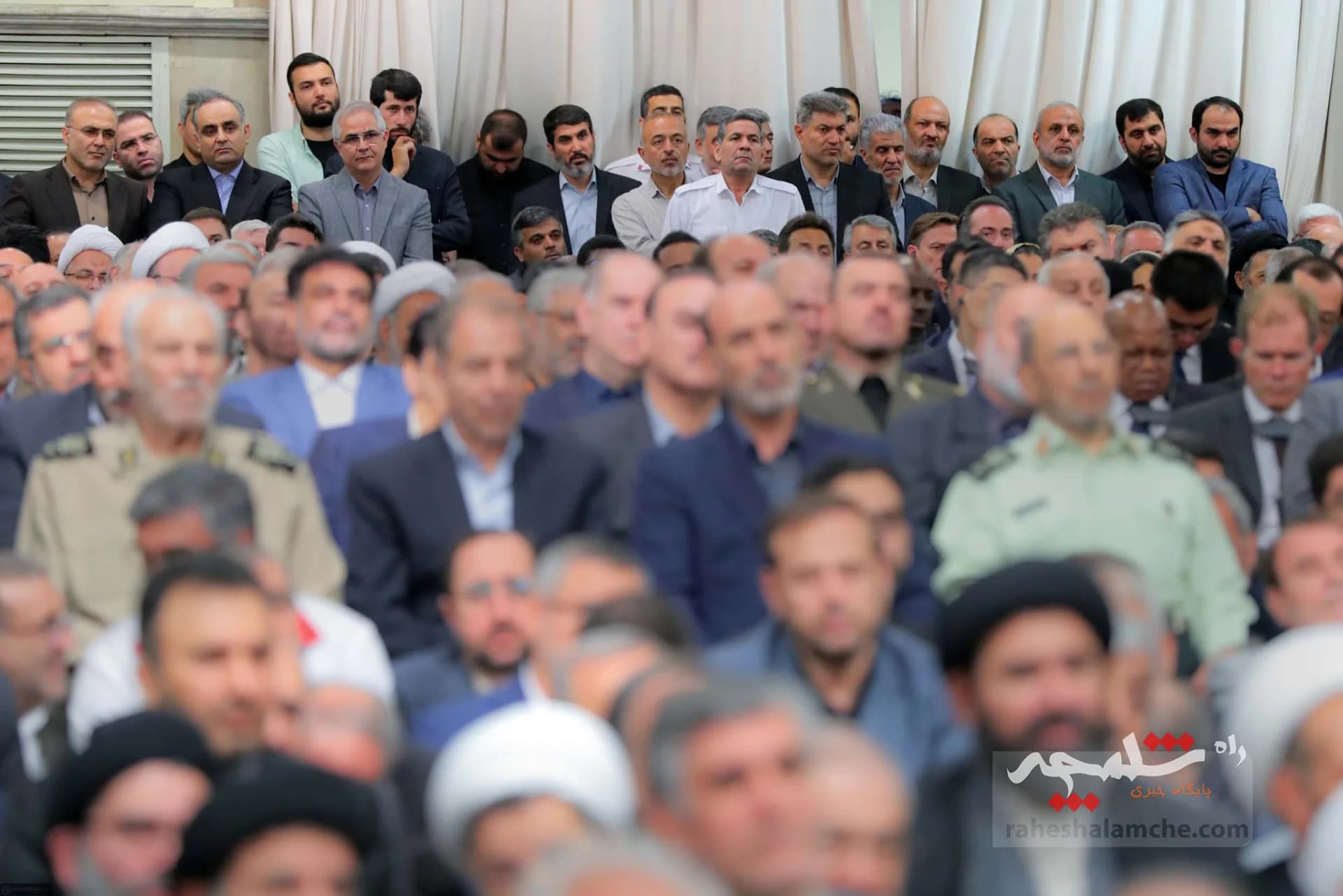 چه کسانی در مراسم تنفیذ حکم مسعود پزشکیان حضور داشتند؟ +تصاویر — تصویر 20