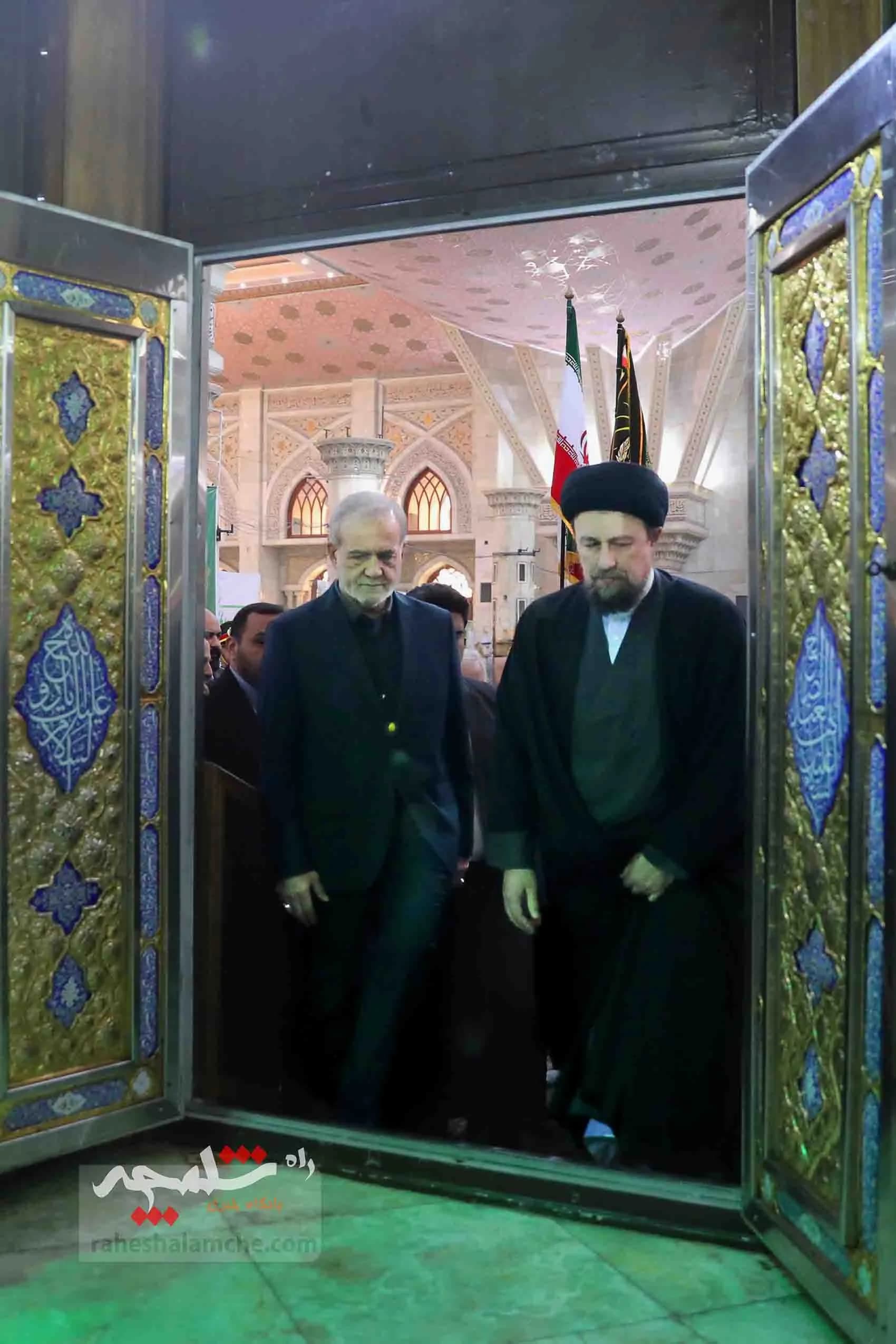 تجدید میثاق هیئت دولت با آرمان‌های امام راحل و شهدای انقلاب اسلامی +تصاویر — تصویر 16