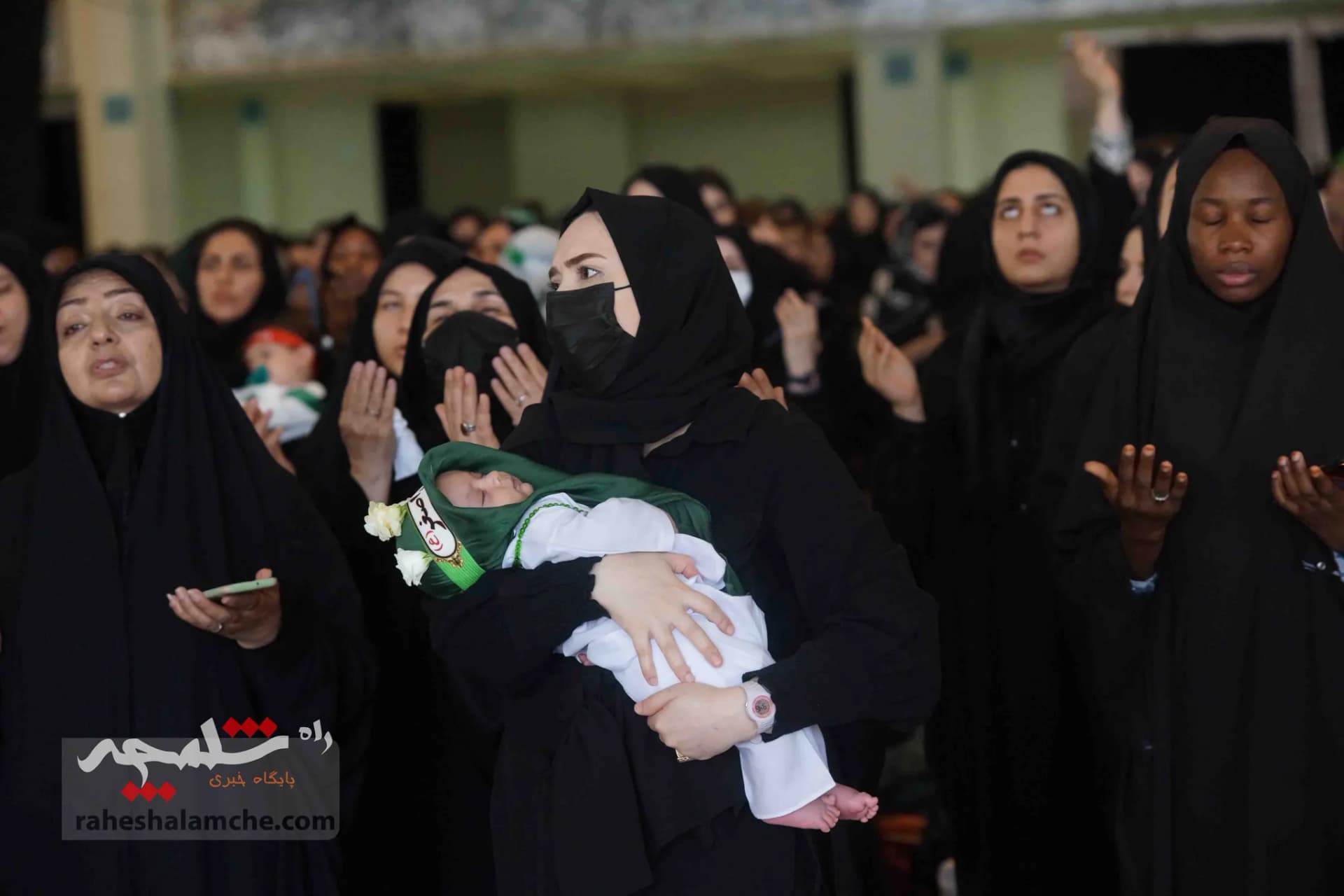 اجتماع بزرگ شیرخوارگان حسینی به یاد کودکان غزه + تصاویر — تصویر 57