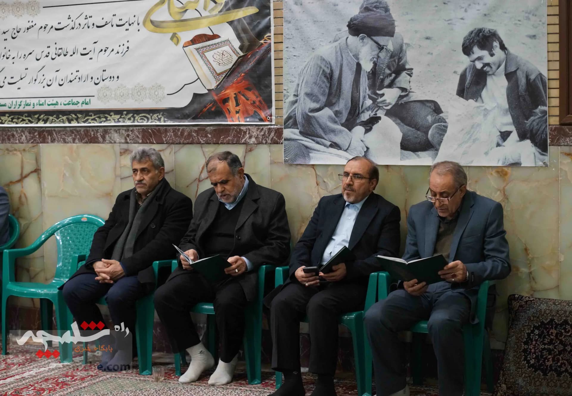 چه کسانی در مراسم ختم مرحوم سیدمهدی طالقانی حضور داشتند؟ +تصاویر — تصویر 12
