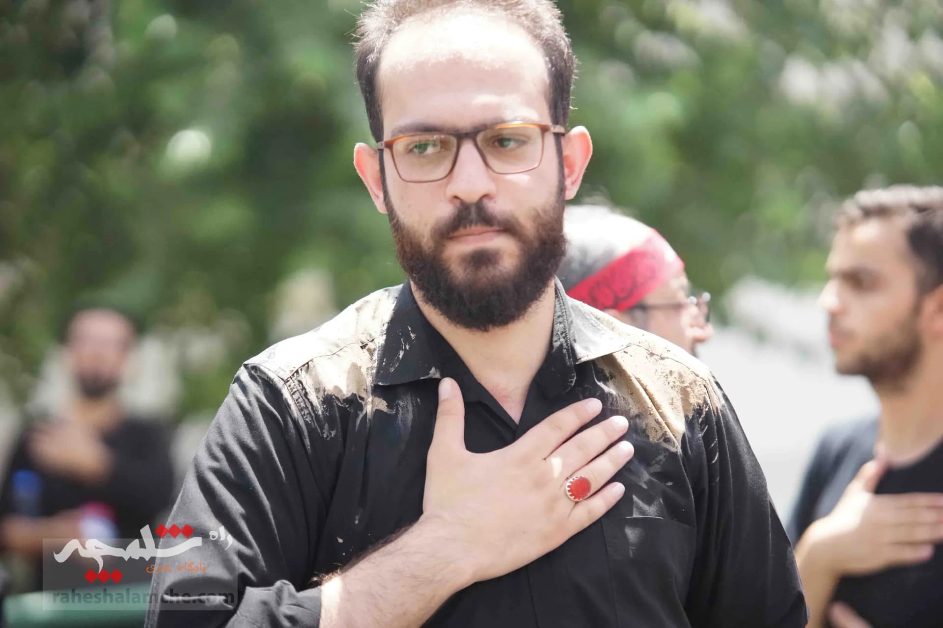 عزاداری هیئت دانشجویی انصار القائم (عج) در ظهر عاشورای حسینی(ع) +تصاویر — تصویر 46