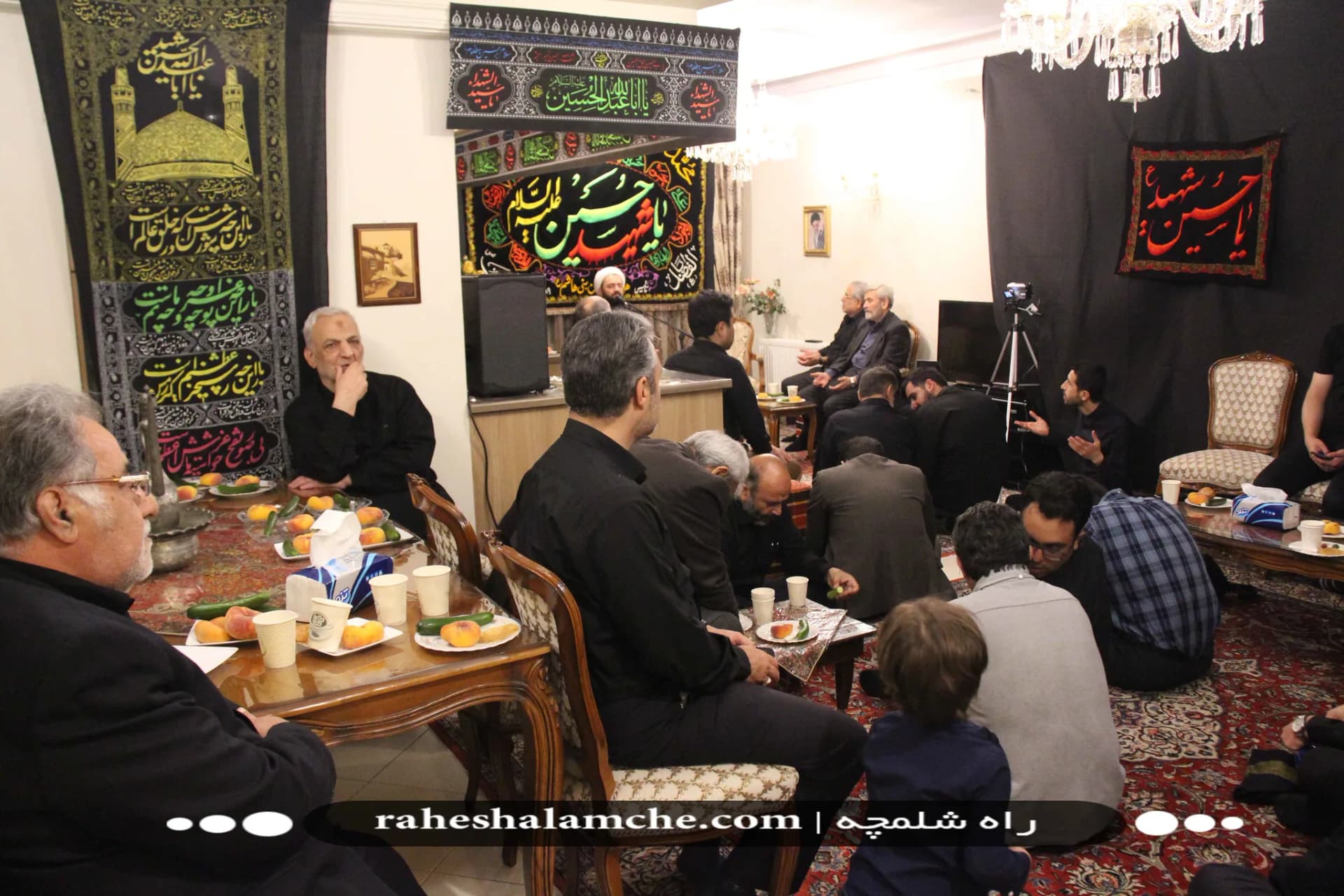 مراسم عزای هفتم سیدالشهدا(ع) هیئت قمر بنی‌هاشم(ع) در محله ظهیرالاسلام تهران/ تصاویر — تصویر 4